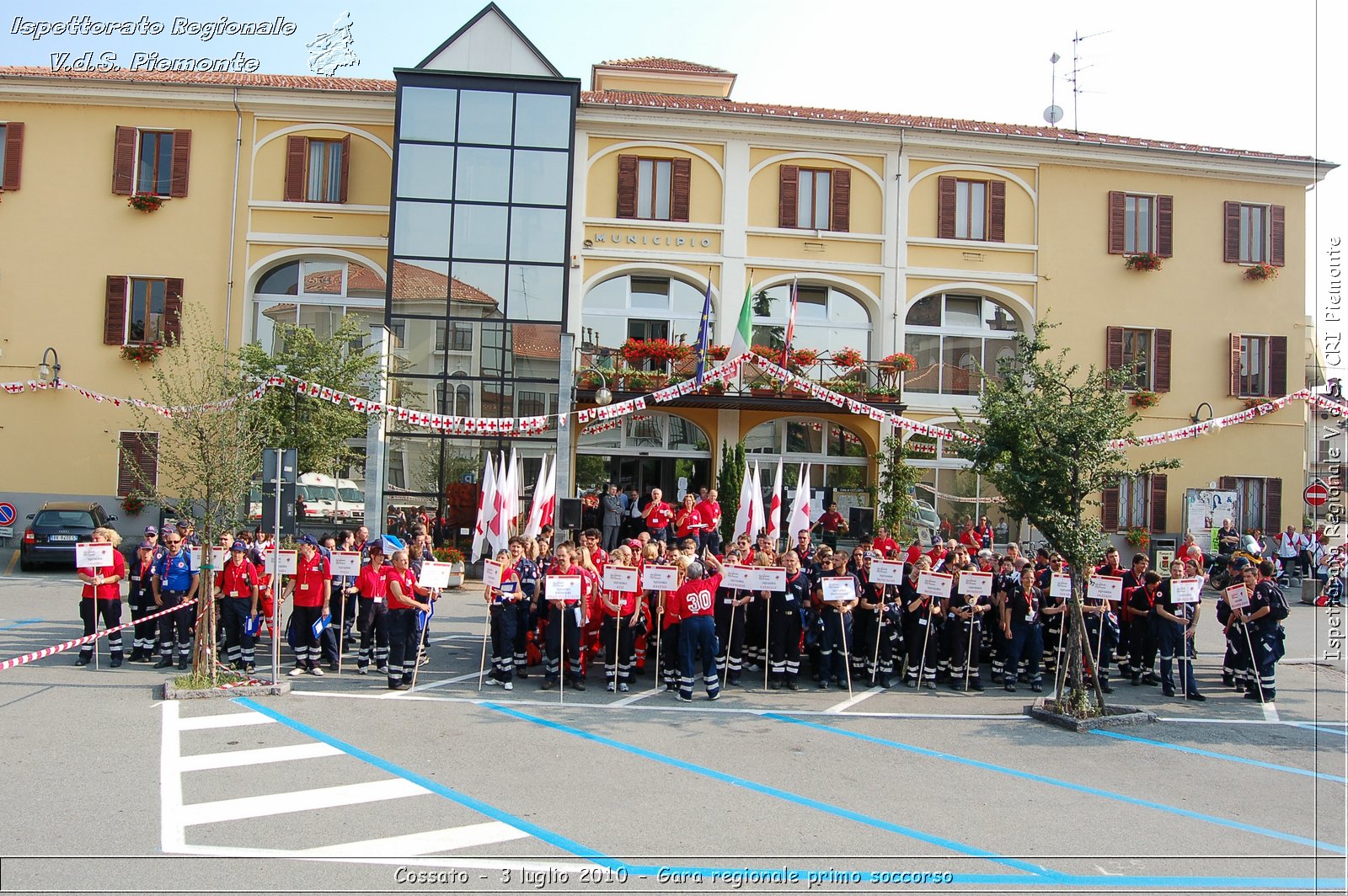 Cossato - 3 luglio 2010 - Gara regionale primo soccorso -  Croce Rossa Italiana - Ispettorato Regionale Volontari del Soccorso Piemonte