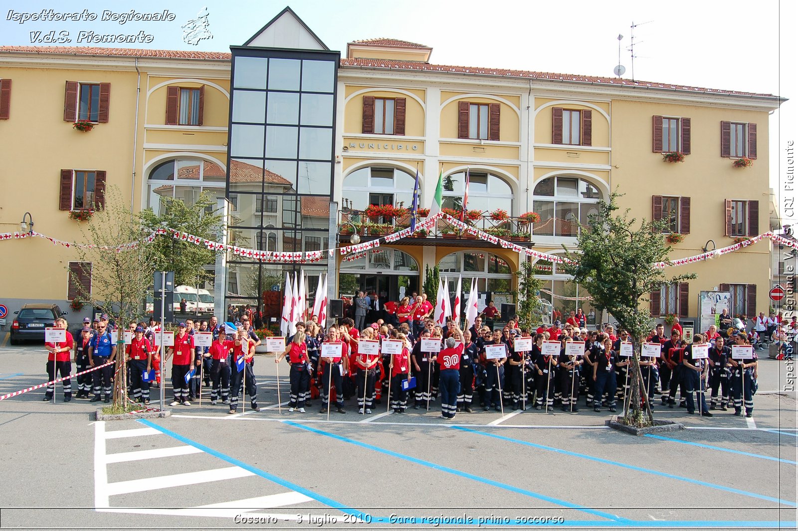 Cossato - 3 luglio 2010 - Gara regionale primo soccorso -  Croce Rossa Italiana - Ispettorato Regionale Volontari del Soccorso Piemonte