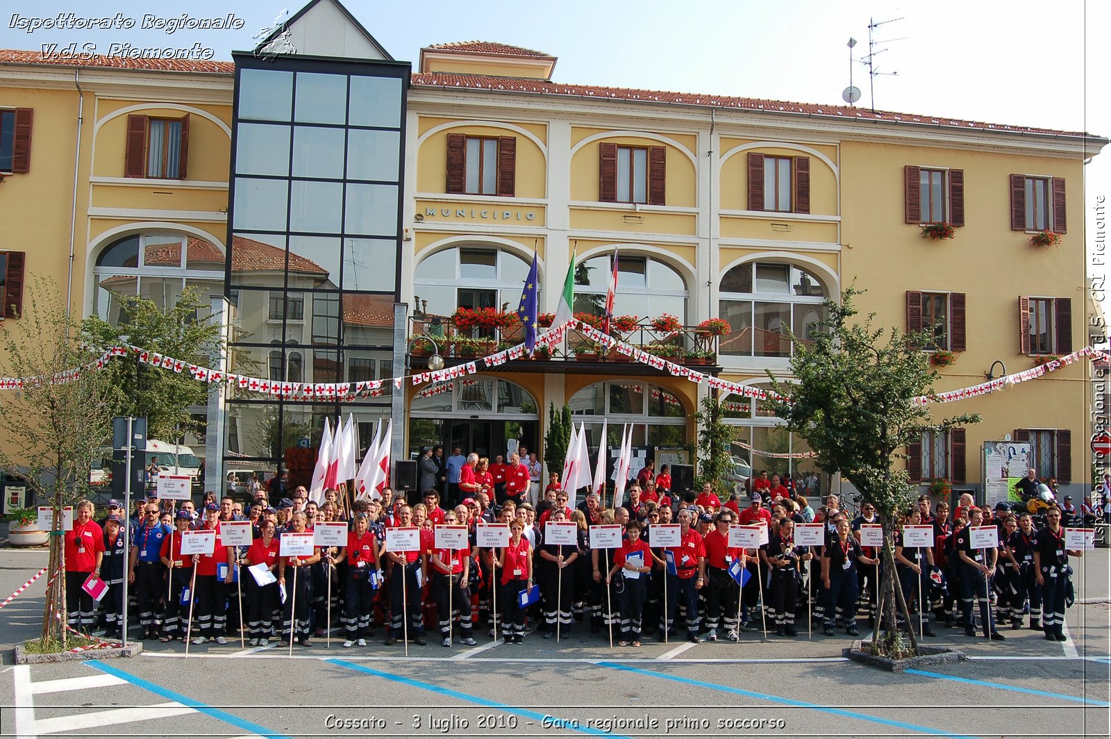 Cossato - 3 luglio 2010 - Gara regionale primo soccorso -  Croce Rossa Italiana - Ispettorato Regionale Volontari del Soccorso Piemonte