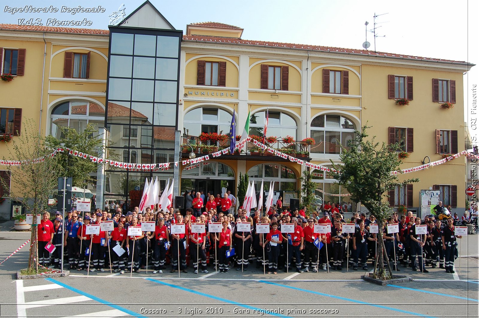 Cossato - 3 luglio 2010 - Gara regionale primo soccorso -  Croce Rossa Italiana - Ispettorato Regionale Volontari del Soccorso Piemonte