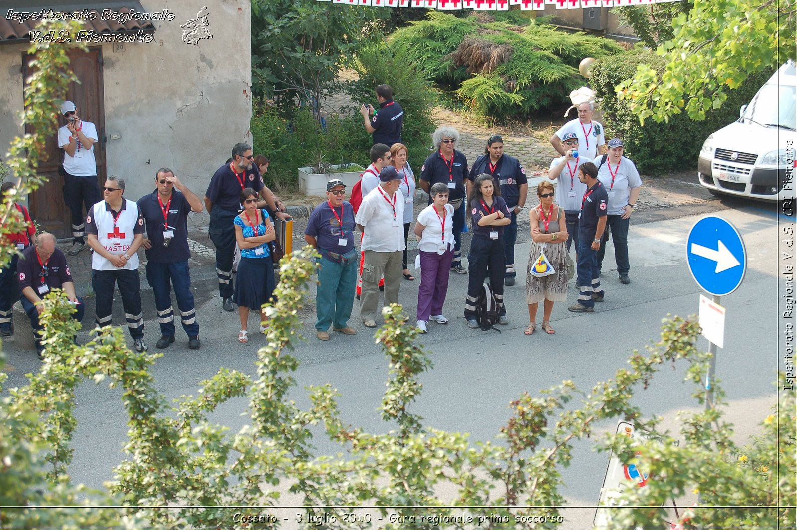 Cossato - 3 luglio 2010 - Gara regionale primo soccorso -  Croce Rossa Italiana - Ispettorato Regionale Volontari del Soccorso Piemonte