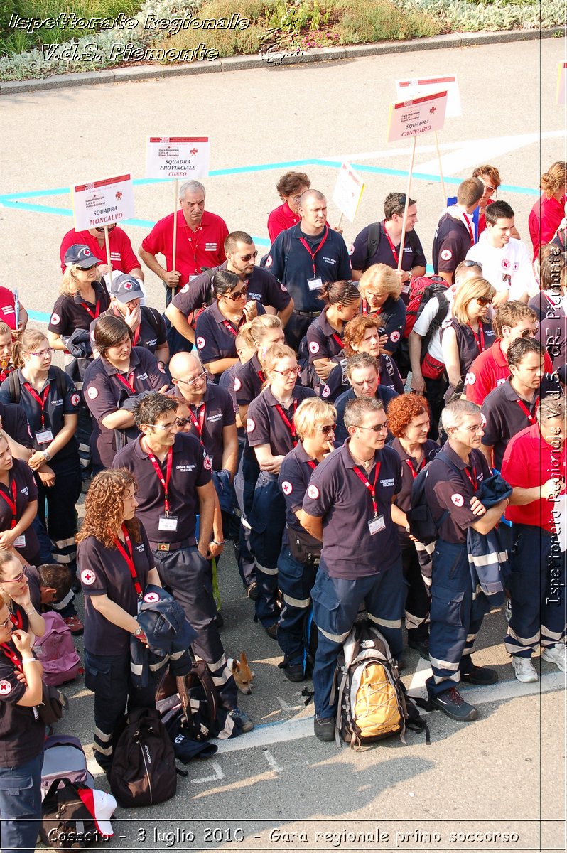 Cossato - 3 luglio 2010 - Gara regionale primo soccorso -  Croce Rossa Italiana - Ispettorato Regionale Volontari del Soccorso Piemonte