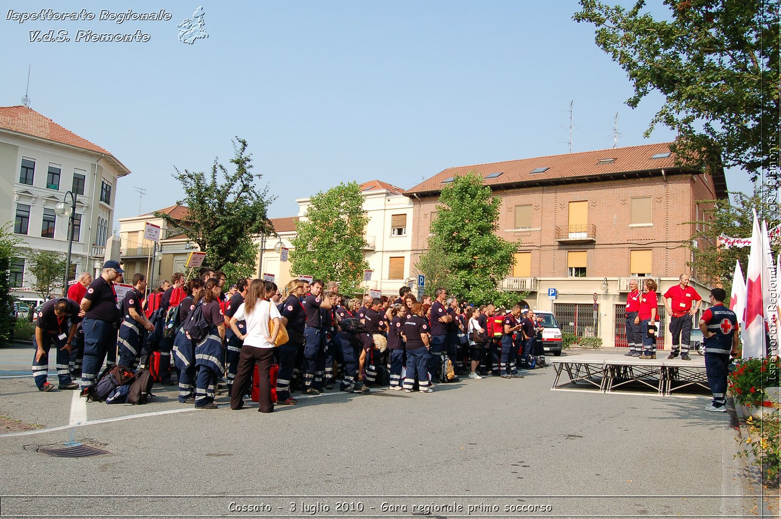 Cossato - 3 luglio 2010 - Gara regionale primo soccorso -  Croce Rossa Italiana - Ispettorato Regionale Volontari del Soccorso Piemonte