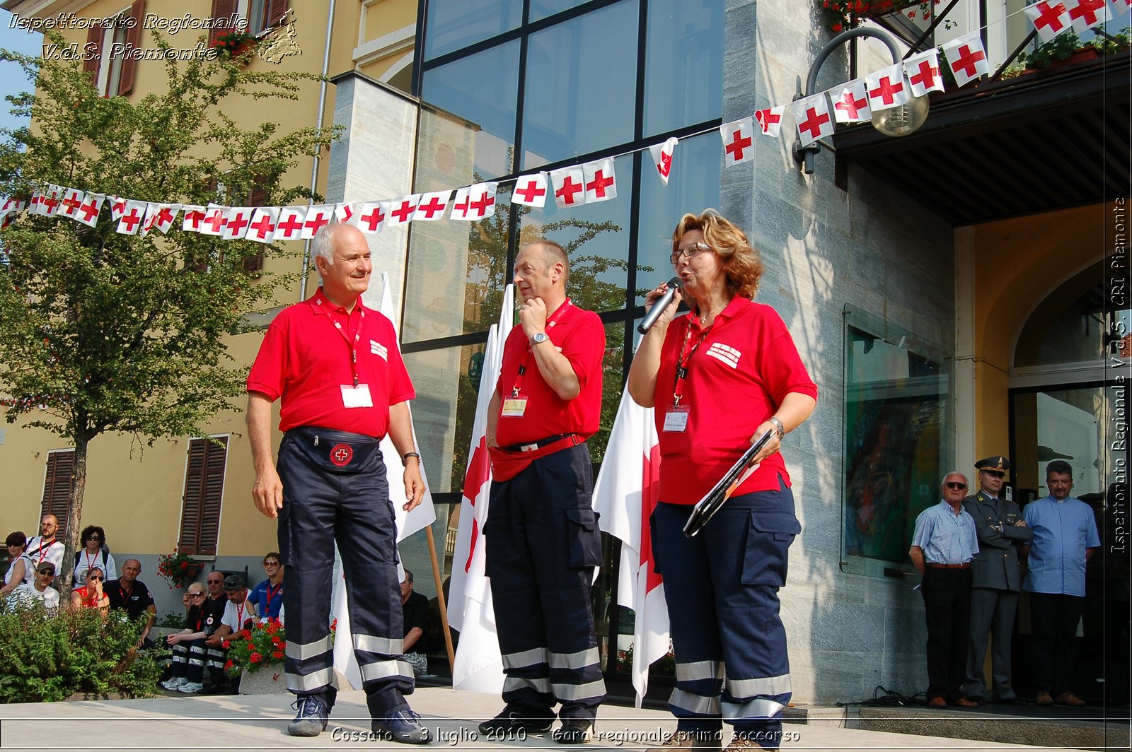 Cossato - 3 luglio 2010 - Gara regionale primo soccorso -  Croce Rossa Italiana - Ispettorato Regionale Volontari del Soccorso Piemonte