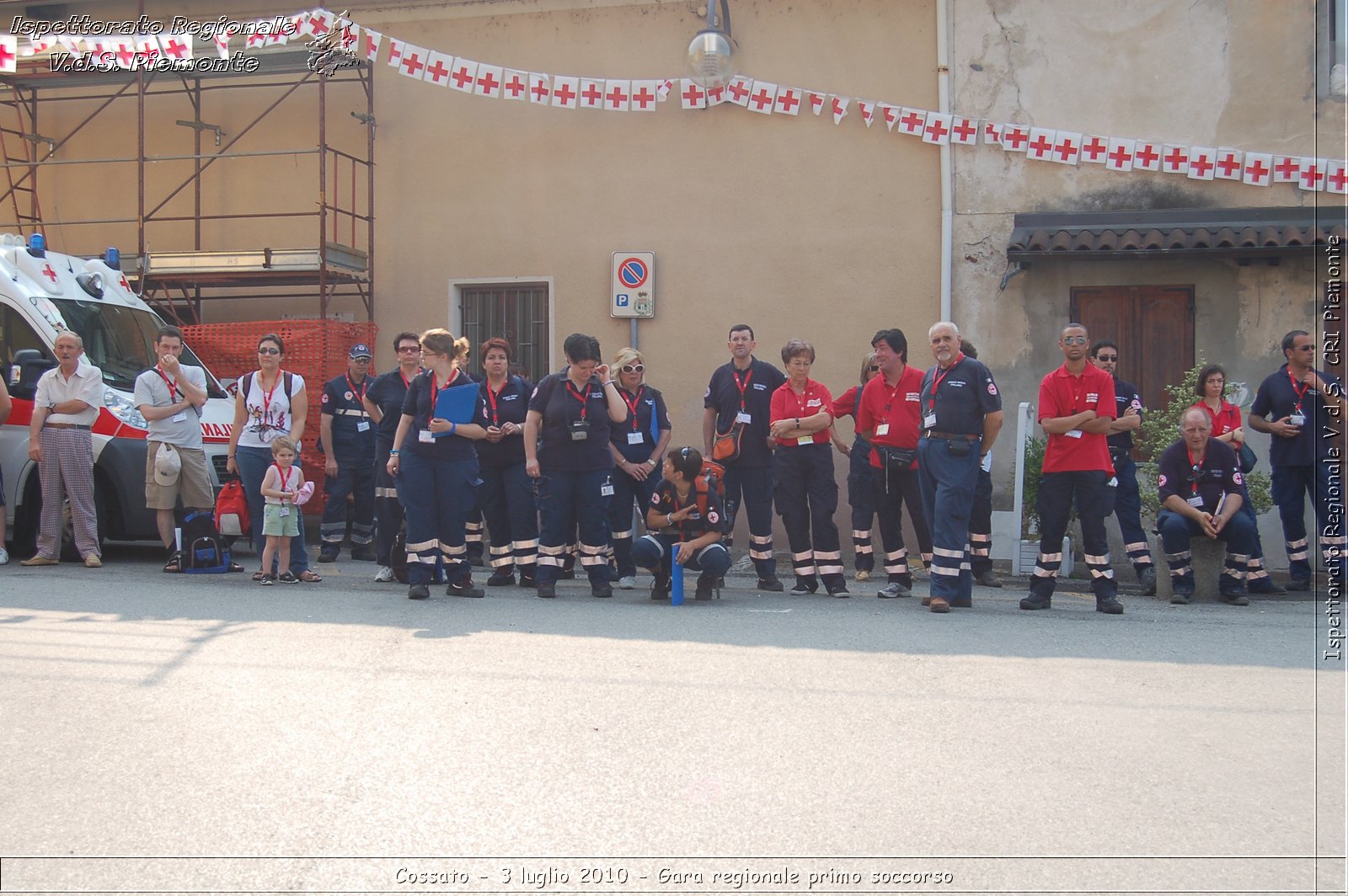 Cossato - 3 luglio 2010 - Gara regionale primo soccorso -  Croce Rossa Italiana - Ispettorato Regionale Volontari del Soccorso Piemonte