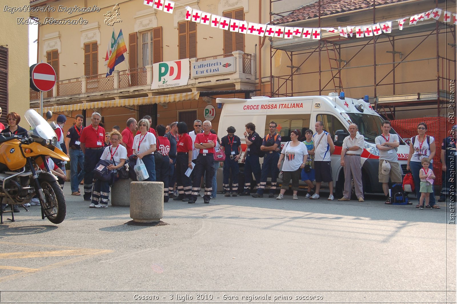 Cossato - 3 luglio 2010 - Gara regionale primo soccorso -  Croce Rossa Italiana - Ispettorato Regionale Volontari del Soccorso Piemonte