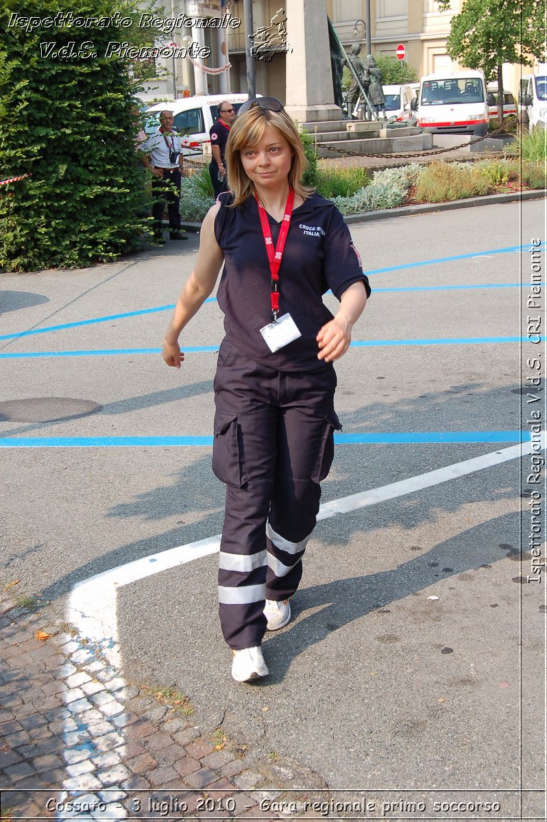 Cossato - 3 luglio 2010 - Gara regionale primo soccorso -  Croce Rossa Italiana - Ispettorato Regionale Volontari del Soccorso Piemonte