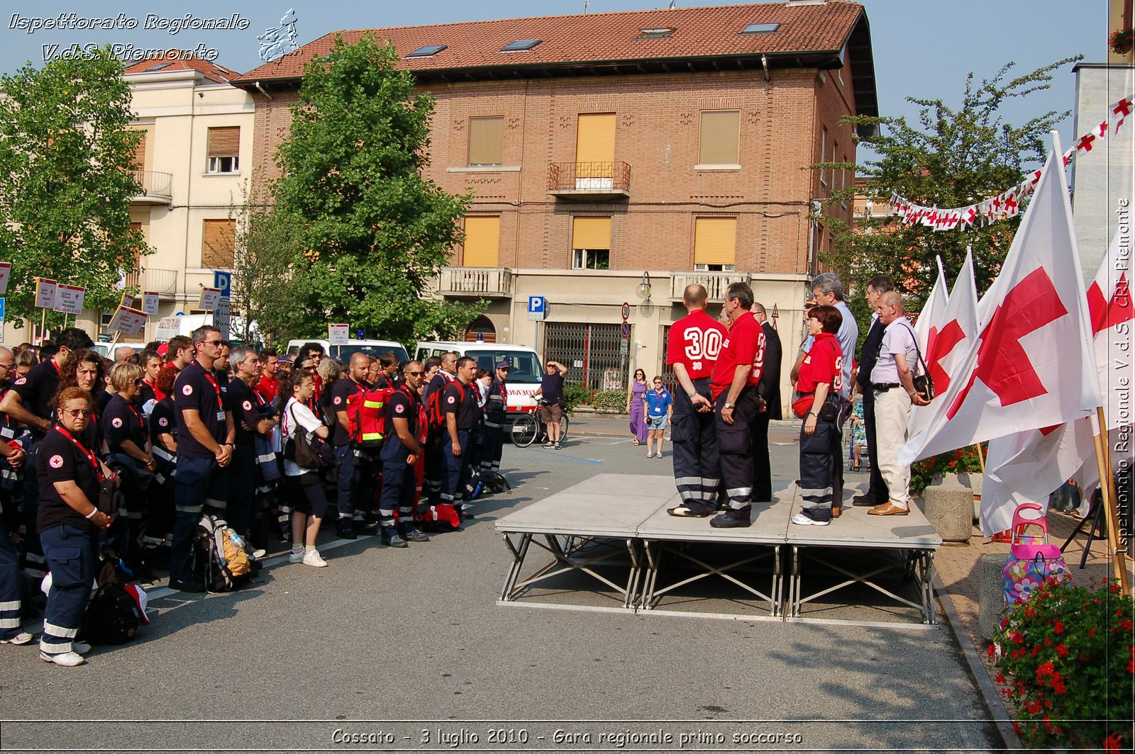 Cossato - 3 luglio 2010 - Gara regionale primo soccorso -  Croce Rossa Italiana - Ispettorato Regionale Volontari del Soccorso Piemonte