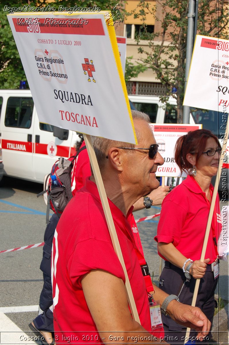 Cossato - 3 luglio 2010 - Gara regionale primo soccorso -  Croce Rossa Italiana - Ispettorato Regionale Volontari del Soccorso Piemonte