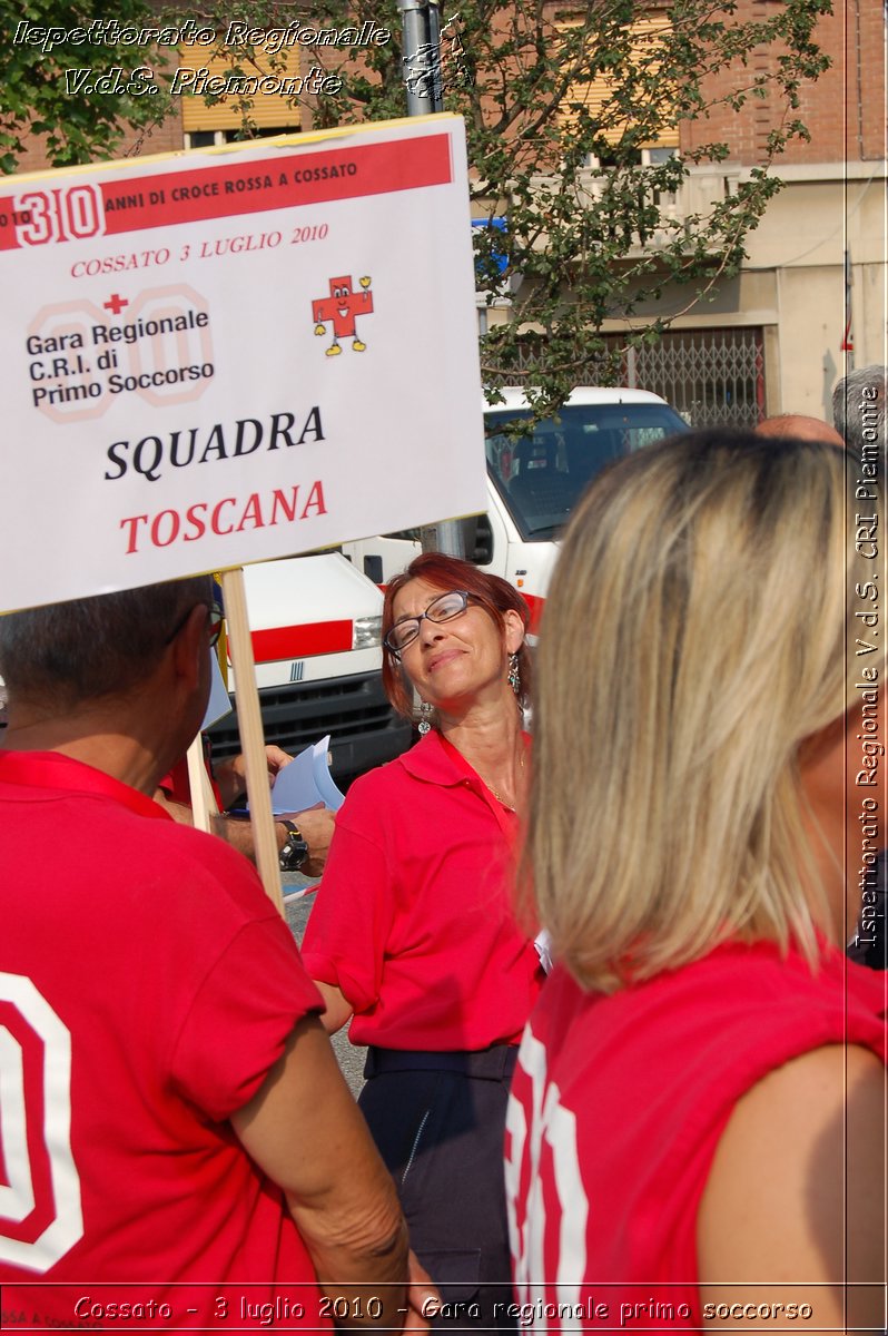 Cossato - 3 luglio 2010 - Gara regionale primo soccorso -  Croce Rossa Italiana - Ispettorato Regionale Volontari del Soccorso Piemonte