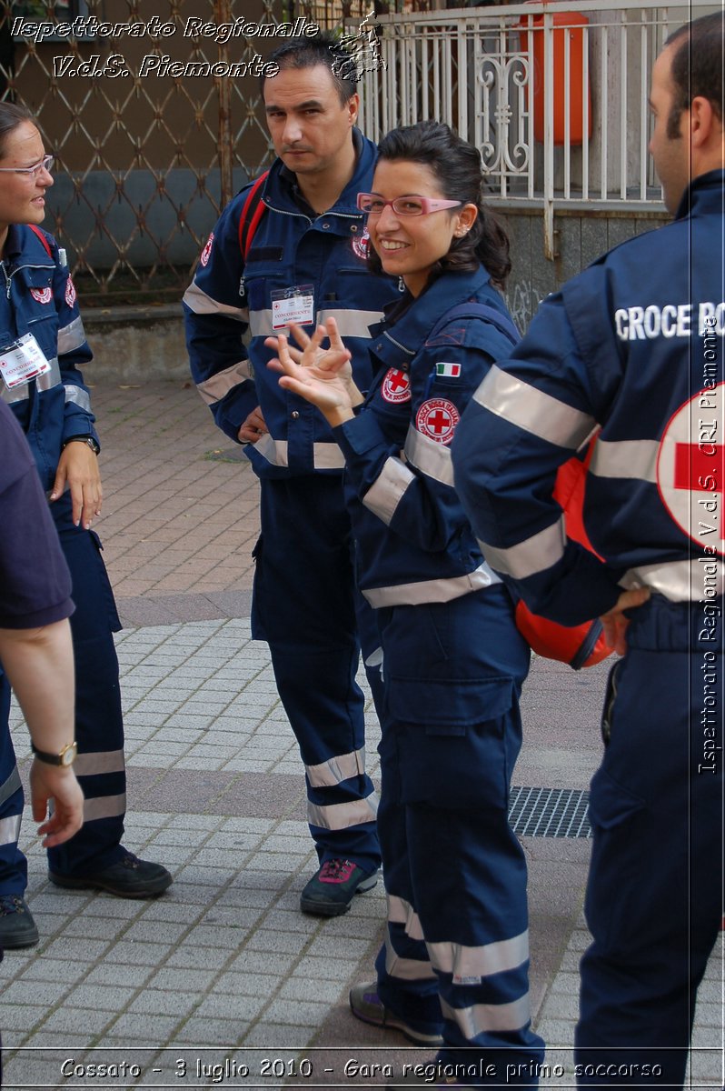 Cossato - 3 luglio 2010 - Gara regionale primo soccorso -  Croce Rossa Italiana - Ispettorato Regionale Volontari del Soccorso Piemonte