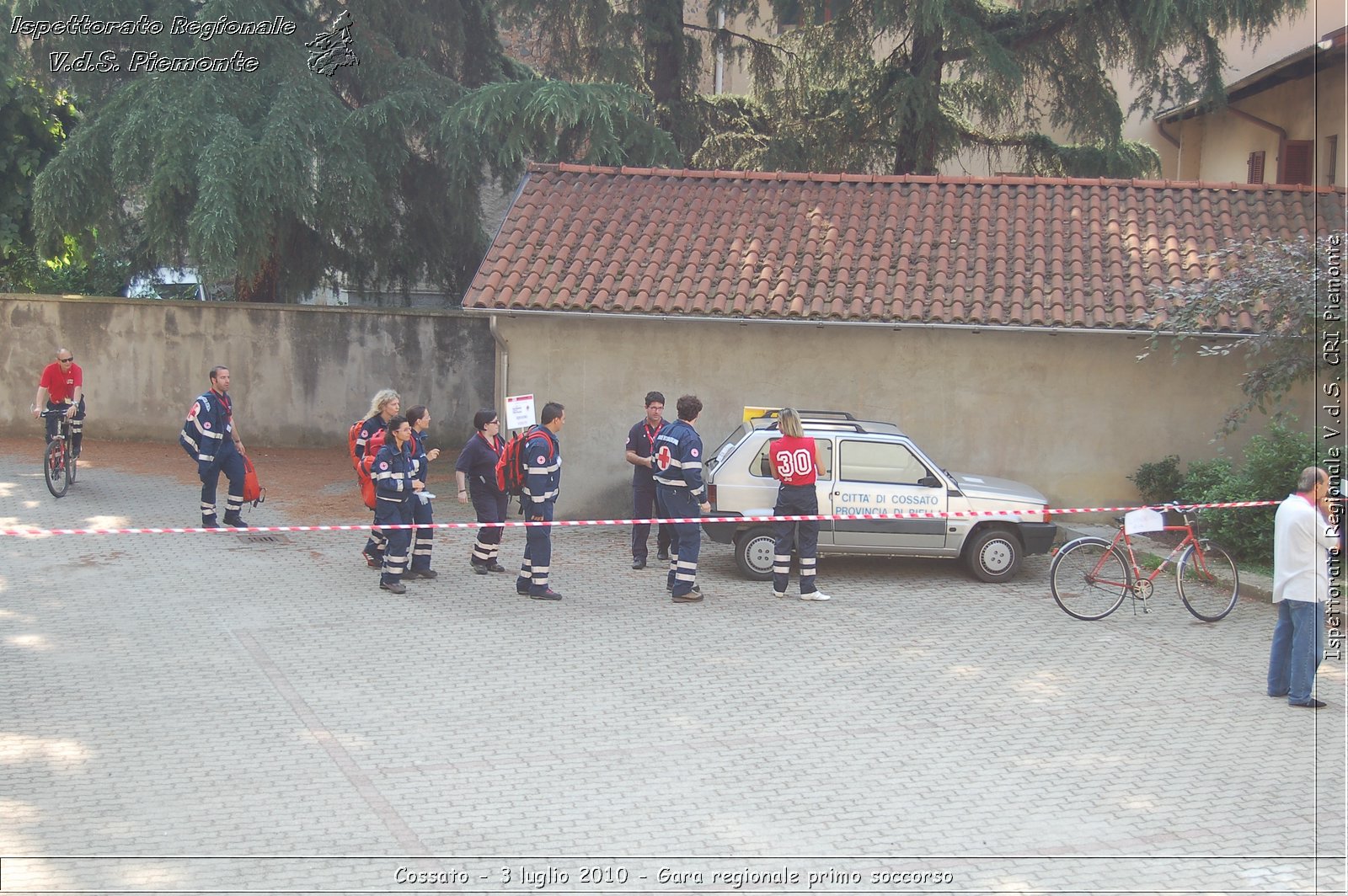 Cossato - 3 luglio 2010 - Gara regionale primo soccorso -  Croce Rossa Italiana - Ispettorato Regionale Volontari del Soccorso Piemonte