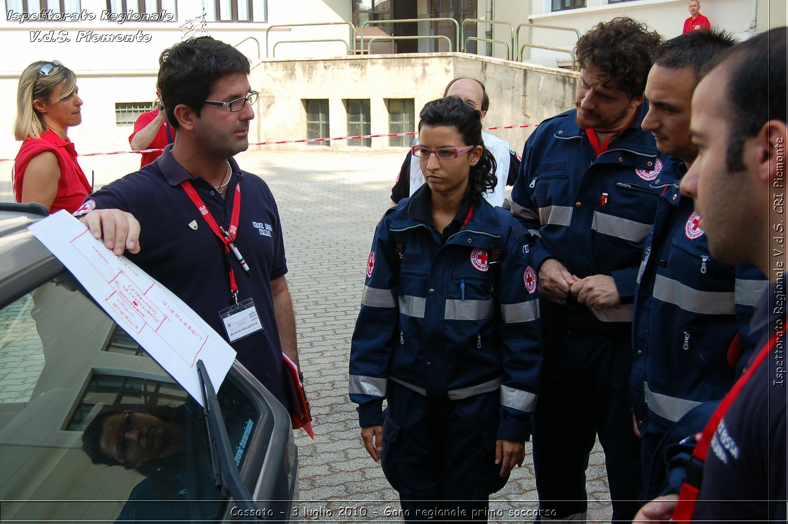 Cossato - 3 luglio 2010 - Gara regionale primo soccorso -  Croce Rossa Italiana - Ispettorato Regionale Volontari del Soccorso Piemonte