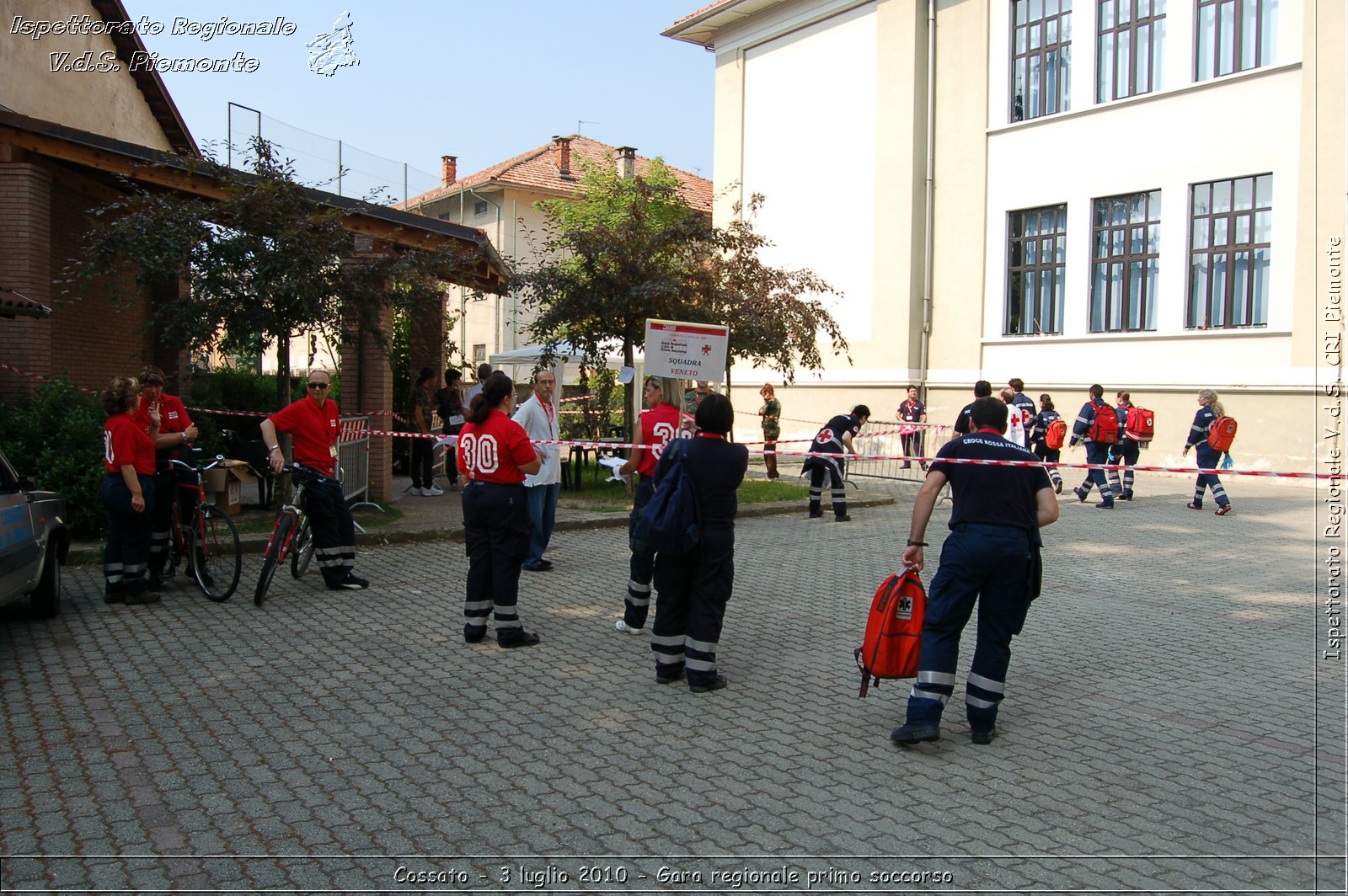 Cossato - 3 luglio 2010 - Gara regionale primo soccorso -  Croce Rossa Italiana - Ispettorato Regionale Volontari del Soccorso Piemonte