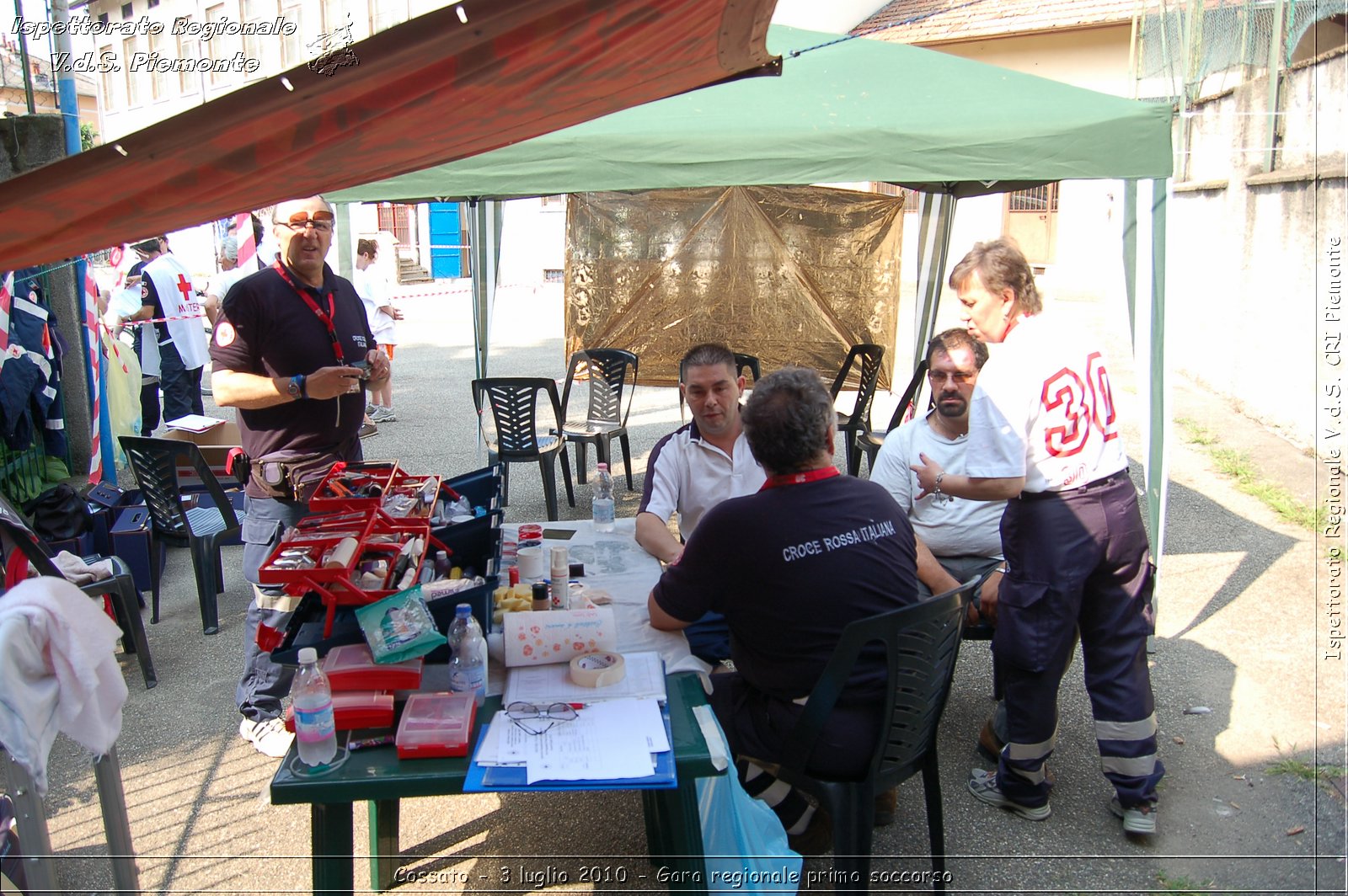 Cossato - 3 luglio 2010 - Gara regionale primo soccorso -  Croce Rossa Italiana - Ispettorato Regionale Volontari del Soccorso Piemonte