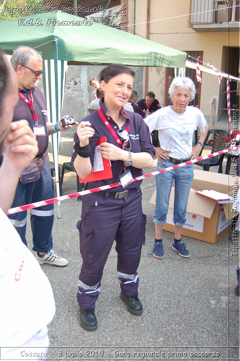 Cossato - 3 luglio 2010 - Gara regionale primo soccorso -  Croce Rossa Italiana - Ispettorato Regionale Volontari del Soccorso Piemonte