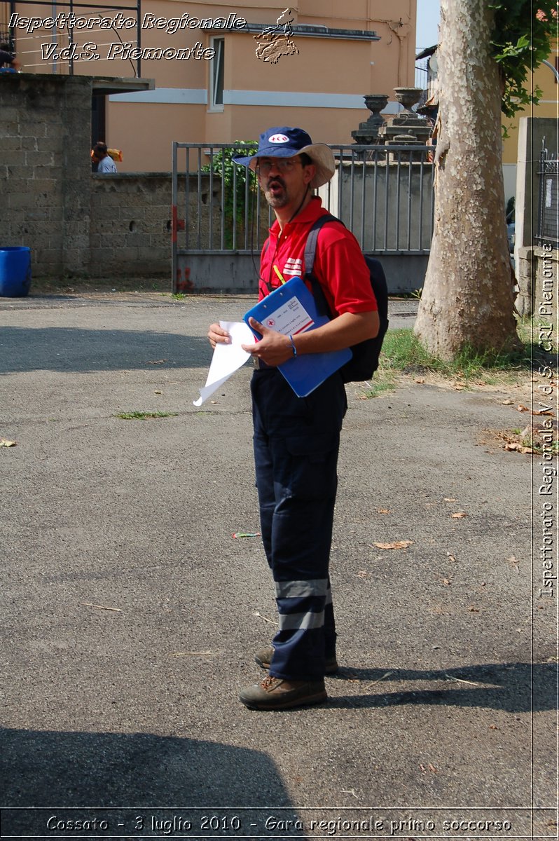 Cossato - 3 luglio 2010 - Gara regionale primo soccorso -  Croce Rossa Italiana - Ispettorato Regionale Volontari del Soccorso Piemonte