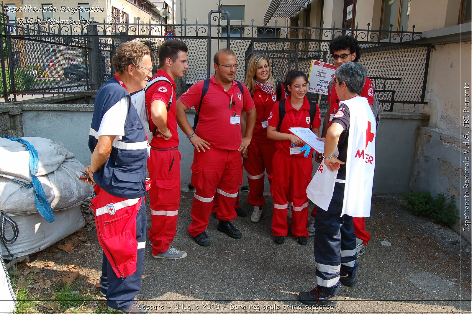 Cossato - 3 luglio 2010 - Gara regionale primo soccorso -  Croce Rossa Italiana - Ispettorato Regionale Volontari del Soccorso Piemonte