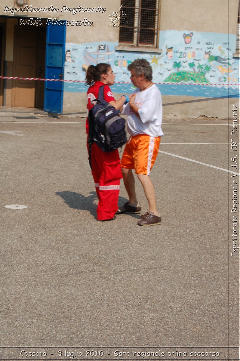 Cossato - 3 luglio 2010 - Gara regionale primo soccorso -  Croce Rossa Italiana - Ispettorato Regionale Volontari del Soccorso Piemonte