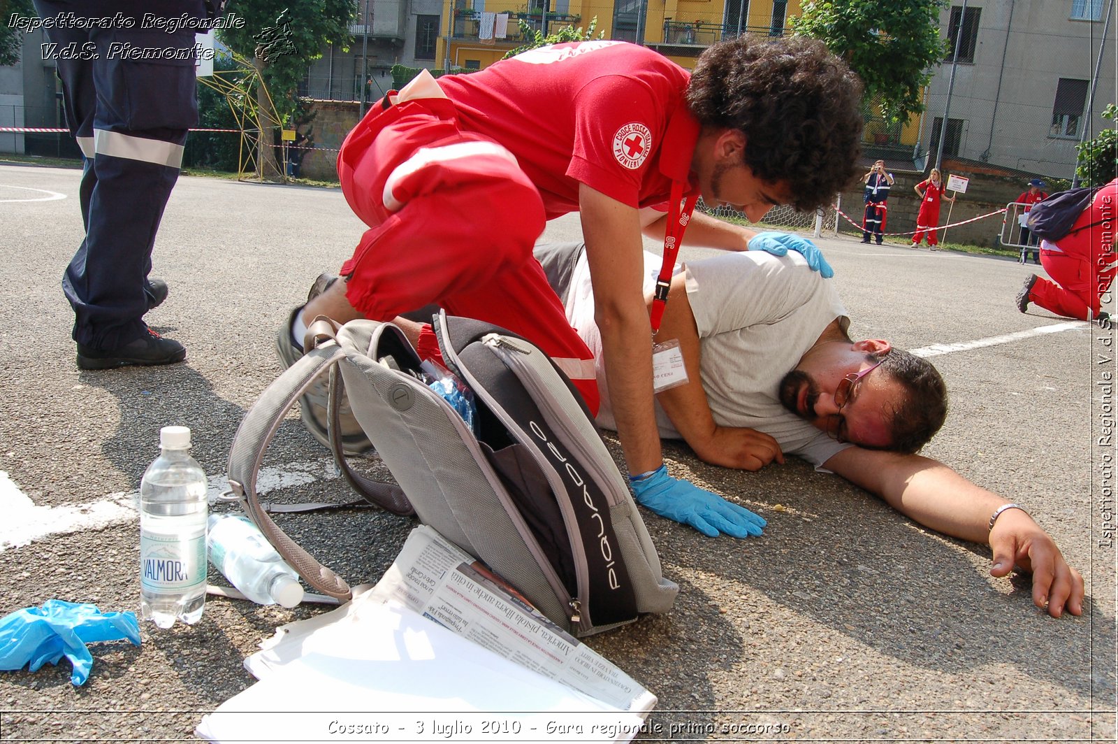 Cossato - 3 luglio 2010 - Gara regionale primo soccorso -  Croce Rossa Italiana - Ispettorato Regionale Volontari del Soccorso Piemonte