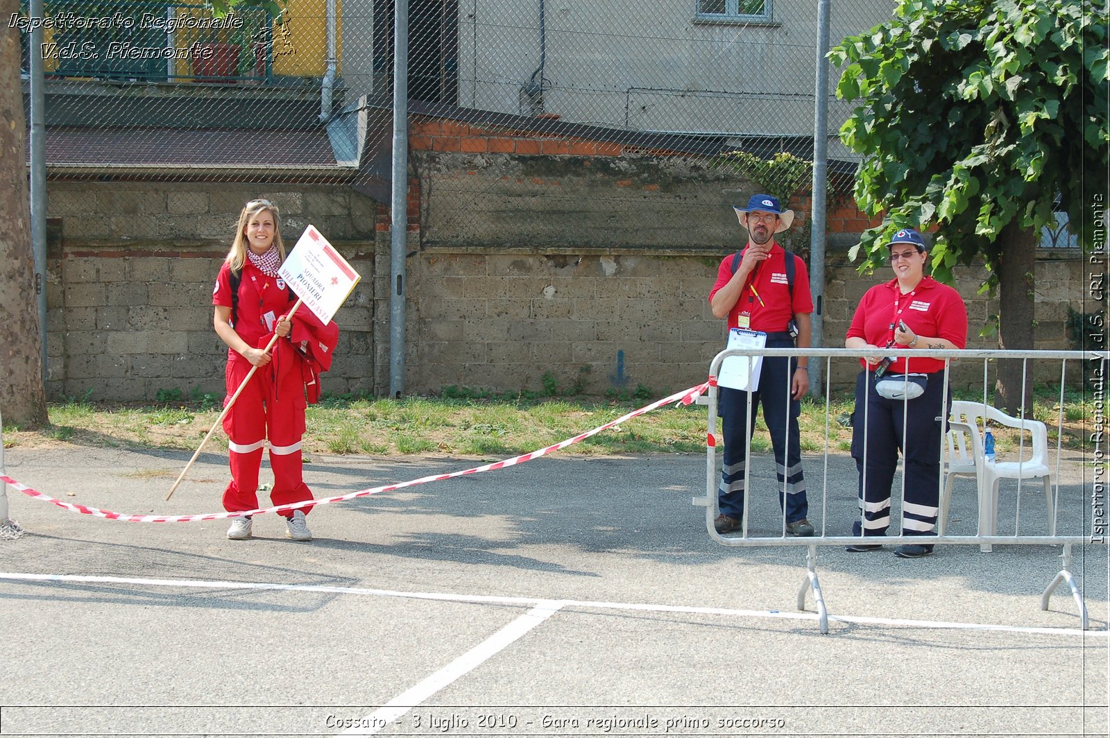 Cossato - 3 luglio 2010 - Gara regionale primo soccorso -  Croce Rossa Italiana - Ispettorato Regionale Volontari del Soccorso Piemonte