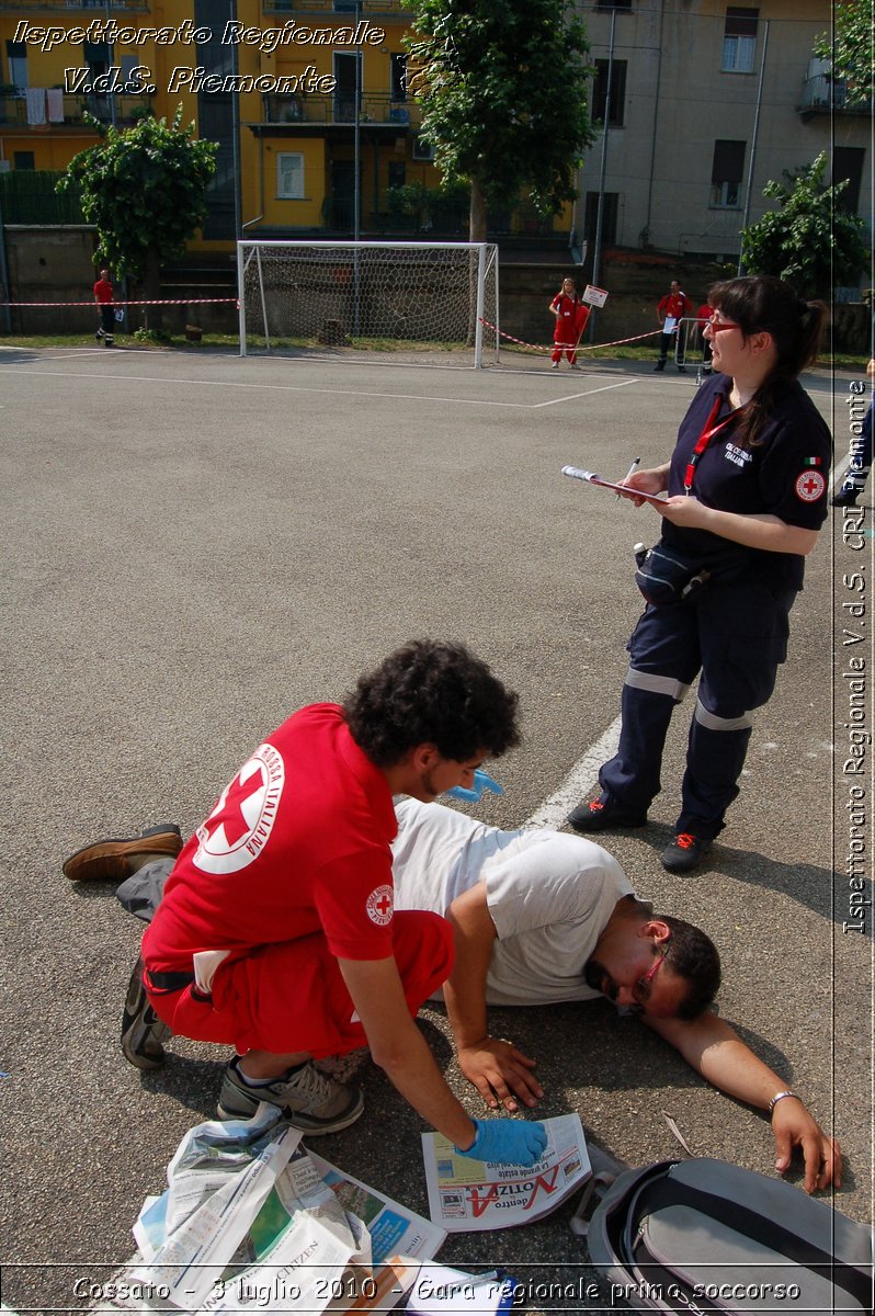 Cossato - 3 luglio 2010 - Gara regionale primo soccorso -  Croce Rossa Italiana - Ispettorato Regionale Volontari del Soccorso Piemonte