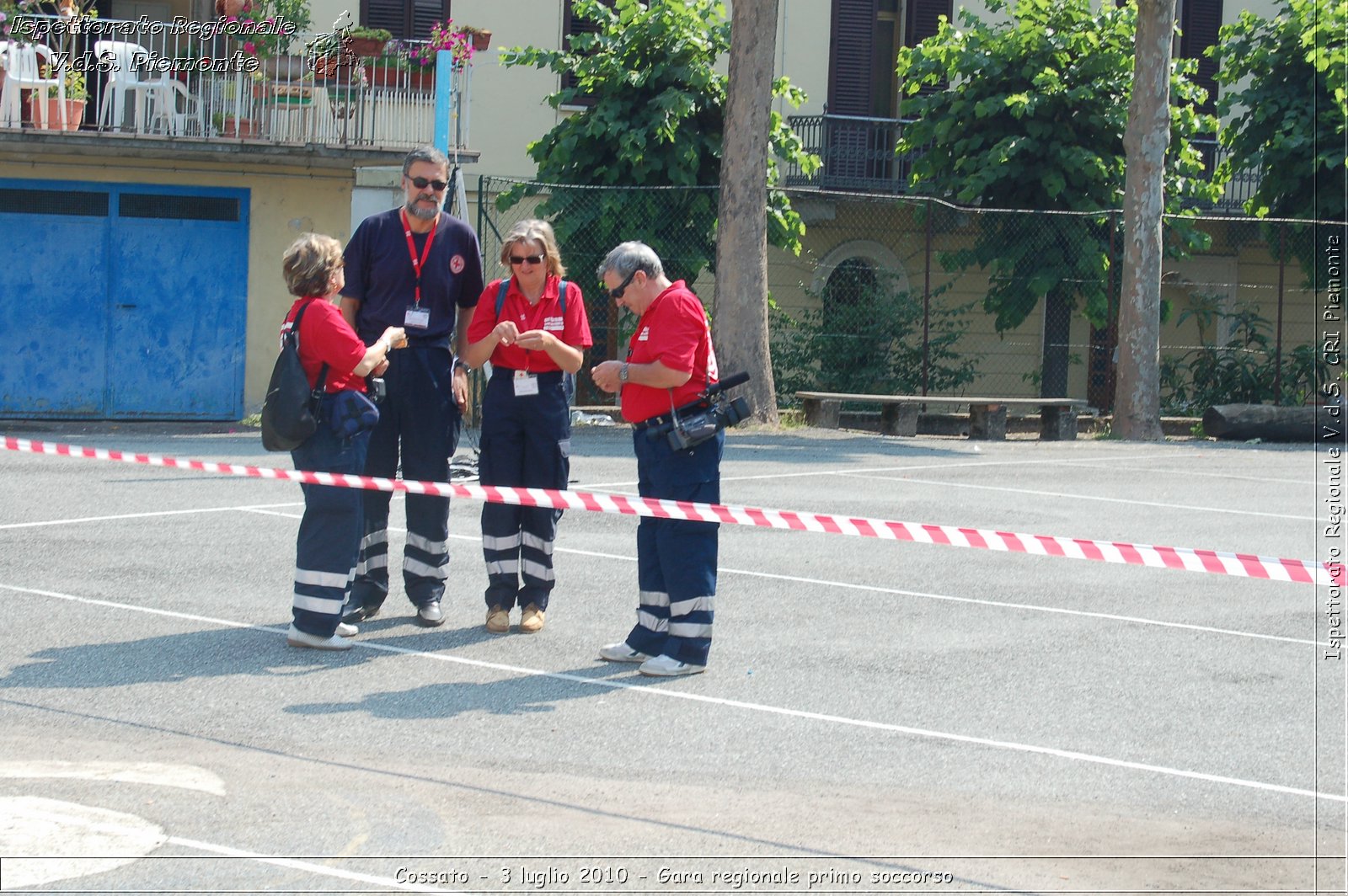 Cossato - 3 luglio 2010 - Gara regionale primo soccorso -  Croce Rossa Italiana - Ispettorato Regionale Volontari del Soccorso Piemonte