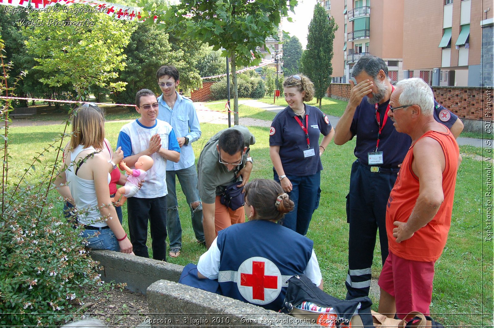 Cossato - 3 luglio 2010 - Gara regionale primo soccorso -  Croce Rossa Italiana - Ispettorato Regionale Volontari del Soccorso Piemonte