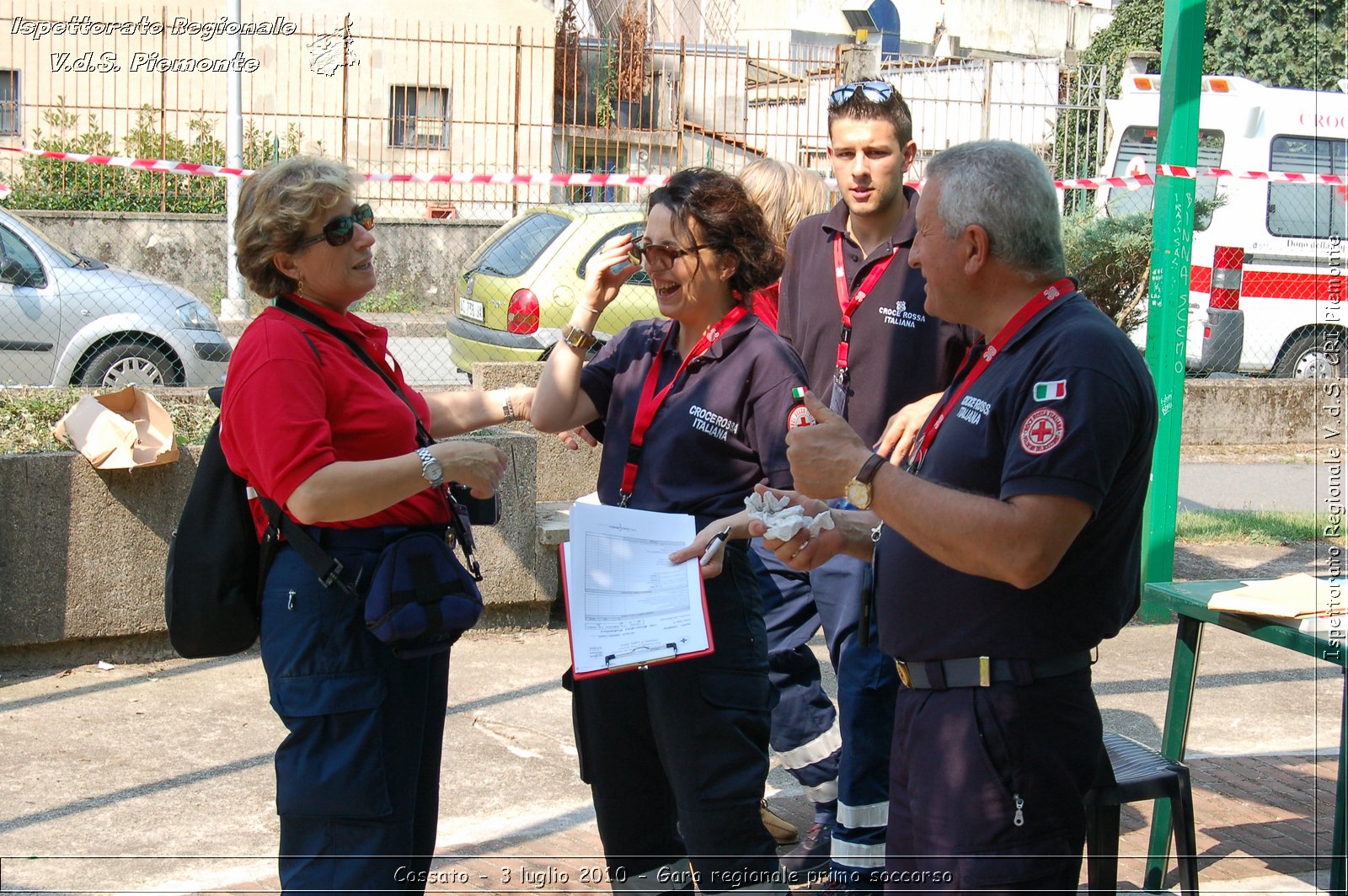 Cossato - 3 luglio 2010 - Gara regionale primo soccorso -  Croce Rossa Italiana - Ispettorato Regionale Volontari del Soccorso Piemonte