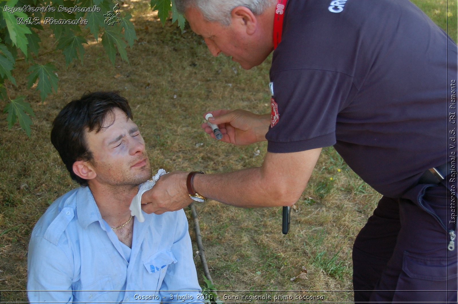 Cossato - 3 luglio 2010 - Gara regionale primo soccorso -  Croce Rossa Italiana - Ispettorato Regionale Volontari del Soccorso Piemonte