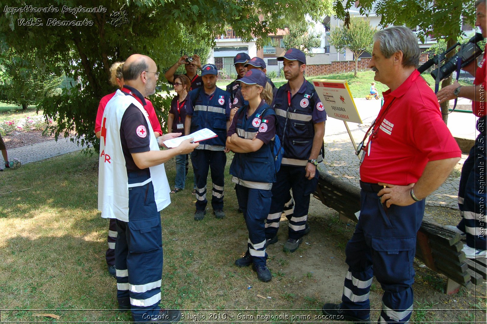 Cossato - 3 luglio 2010 - Gara regionale primo soccorso -  Croce Rossa Italiana - Ispettorato Regionale Volontari del Soccorso Piemonte