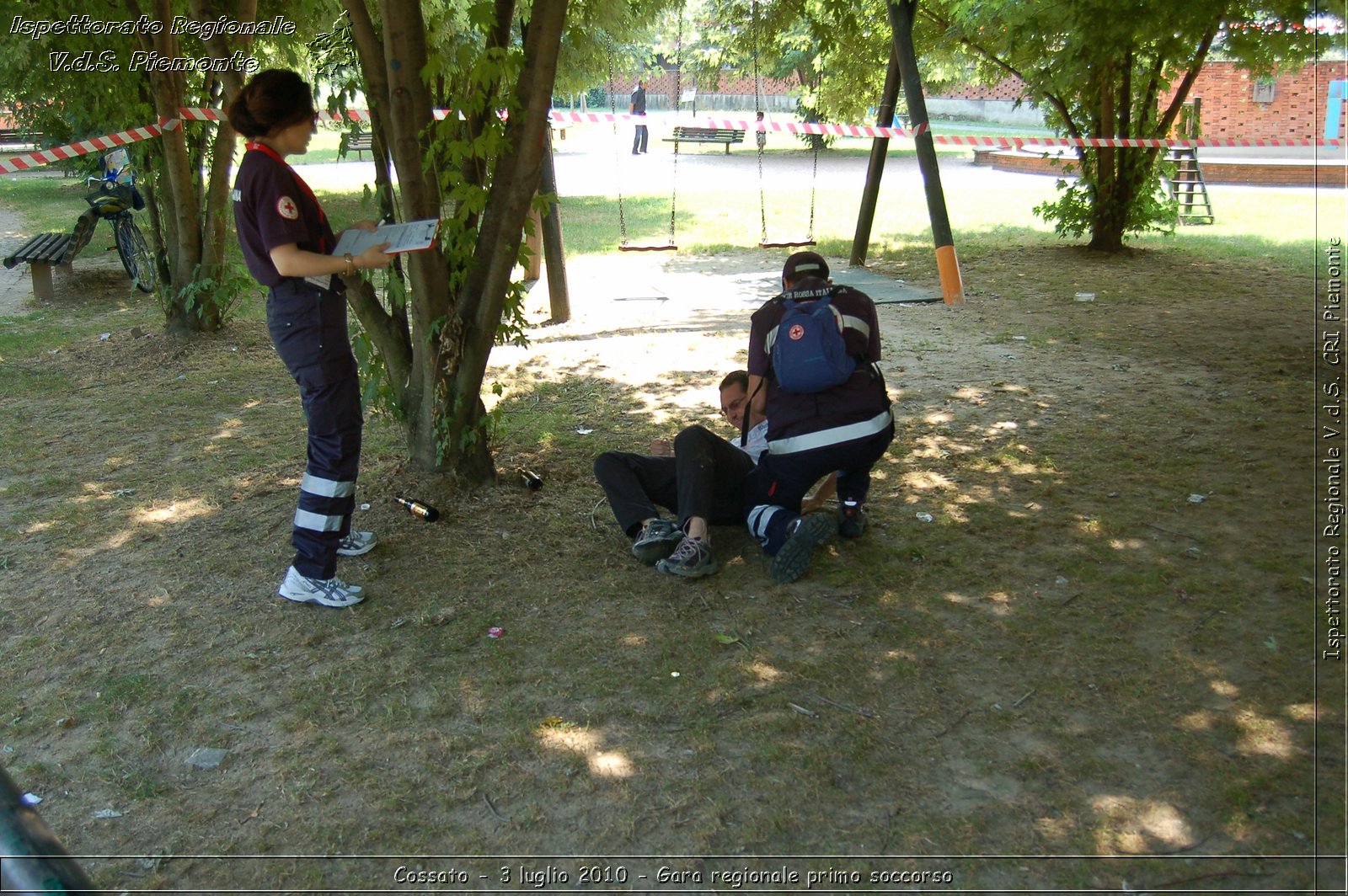 Cossato - 3 luglio 2010 - Gara regionale primo soccorso -  Croce Rossa Italiana - Ispettorato Regionale Volontari del Soccorso Piemonte