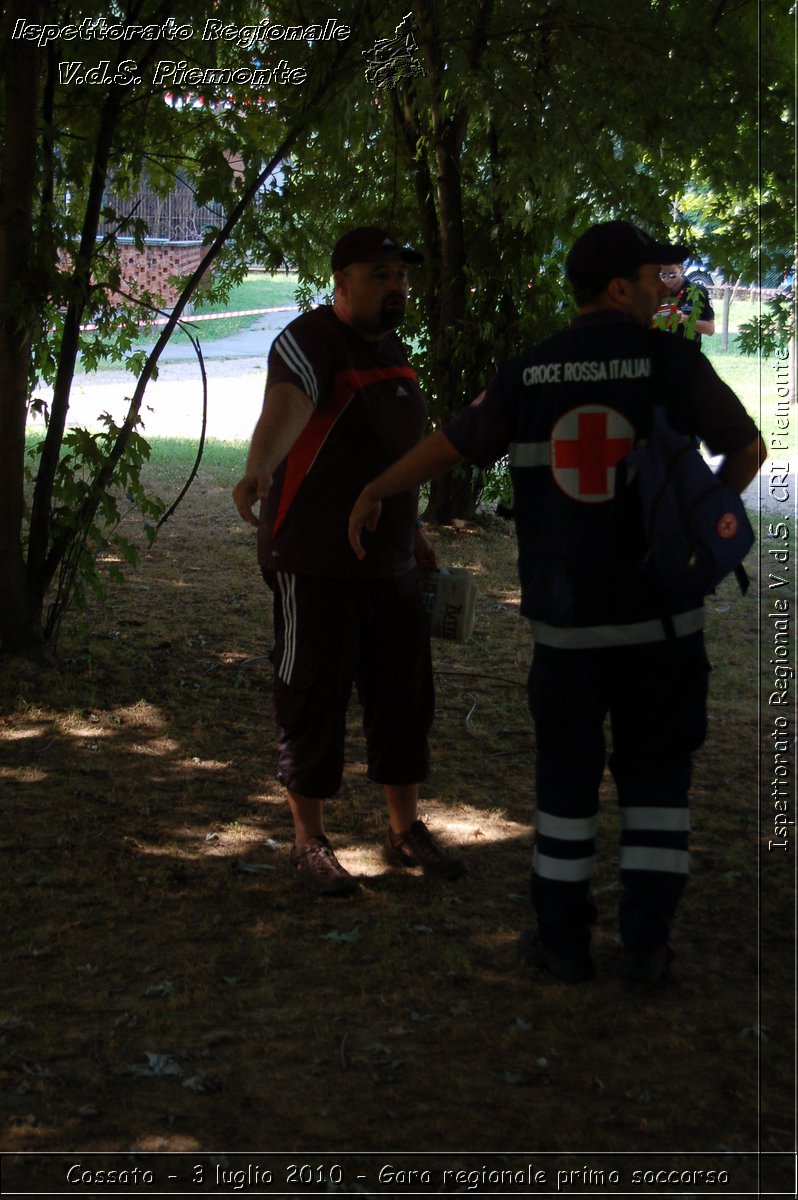 Cossato - 3 luglio 2010 - Gara regionale primo soccorso -  Croce Rossa Italiana - Ispettorato Regionale Volontari del Soccorso Piemonte