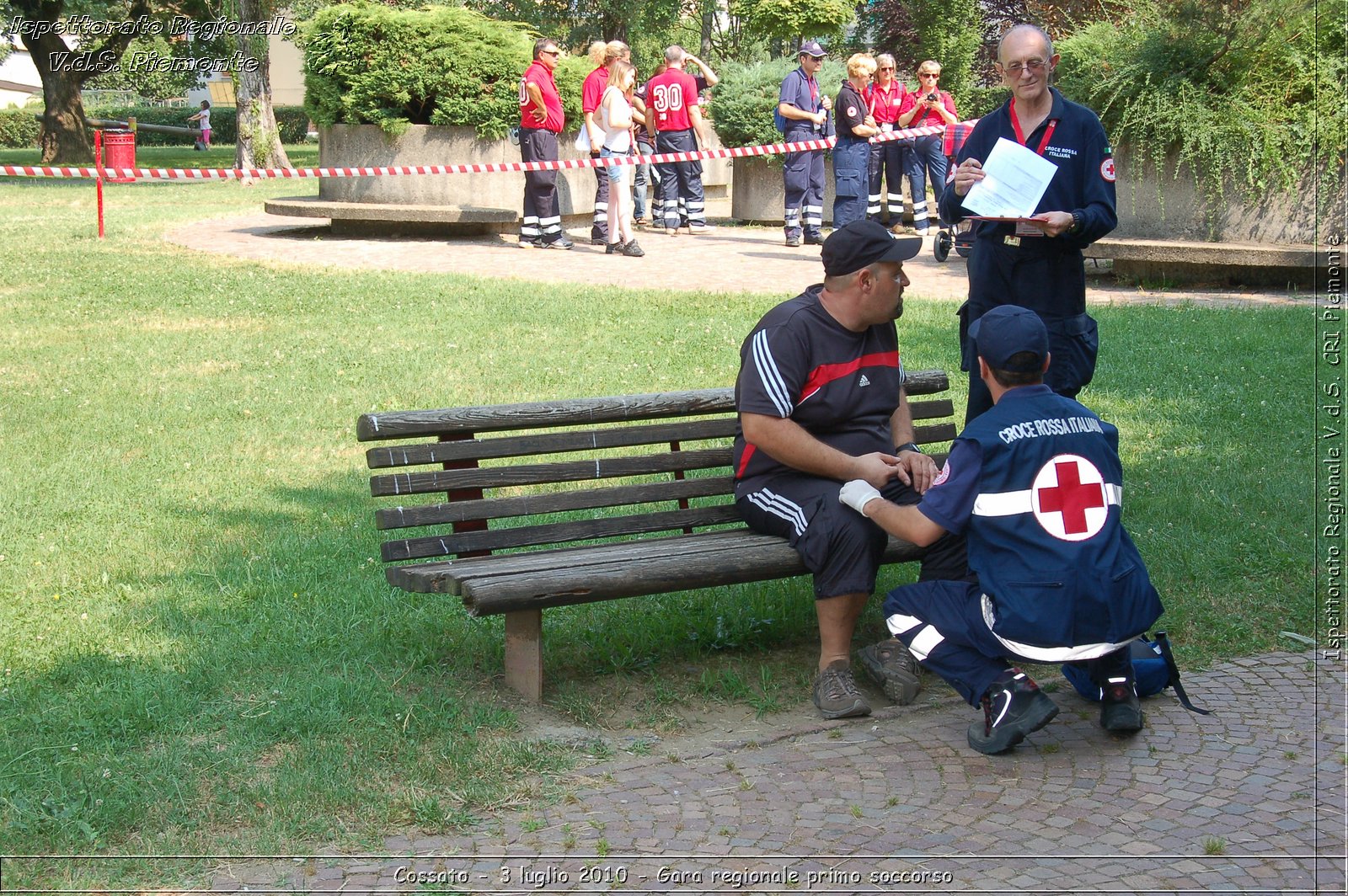 Cossato - 3 luglio 2010 - Gara regionale primo soccorso -  Croce Rossa Italiana - Ispettorato Regionale Volontari del Soccorso Piemonte