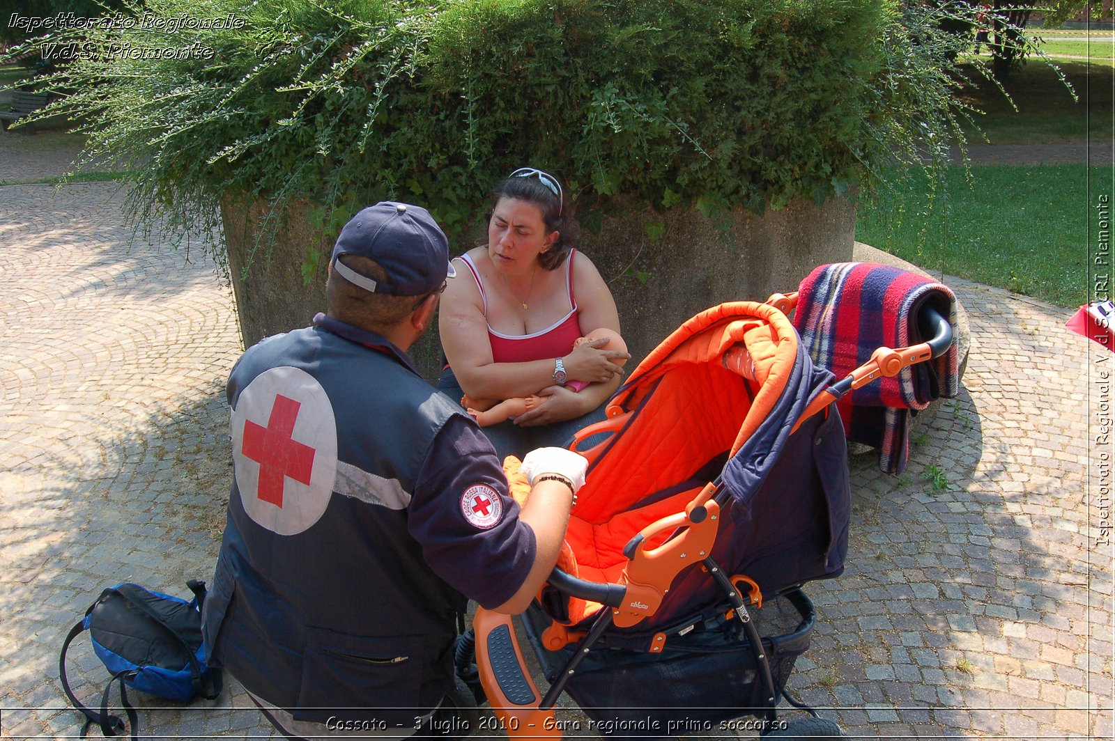 Cossato - 3 luglio 2010 - Gara regionale primo soccorso -  Croce Rossa Italiana - Ispettorato Regionale Volontari del Soccorso Piemonte