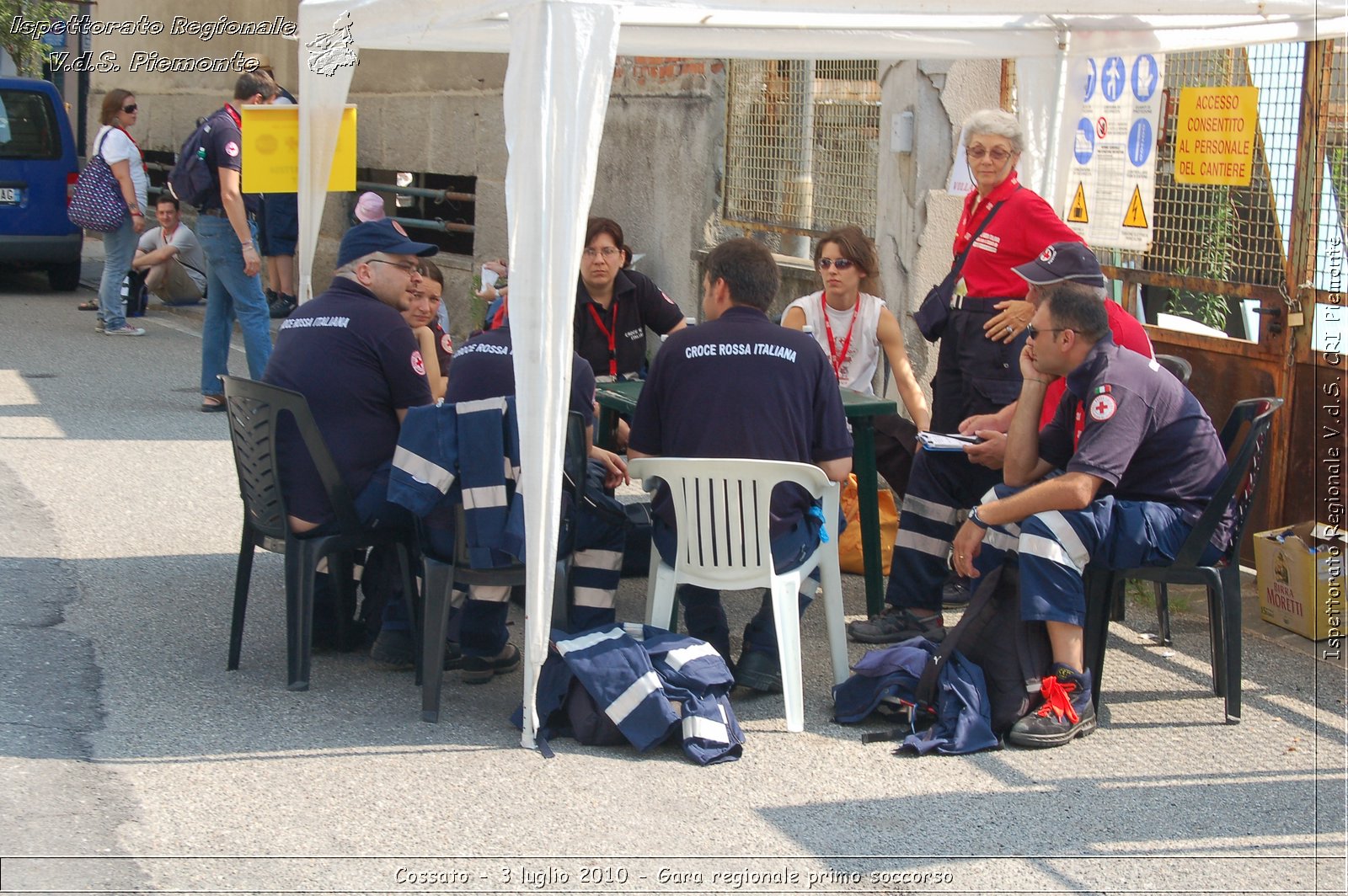 Cossato - 3 luglio 2010 - Gara regionale primo soccorso -  Croce Rossa Italiana - Ispettorato Regionale Volontari del Soccorso Piemonte