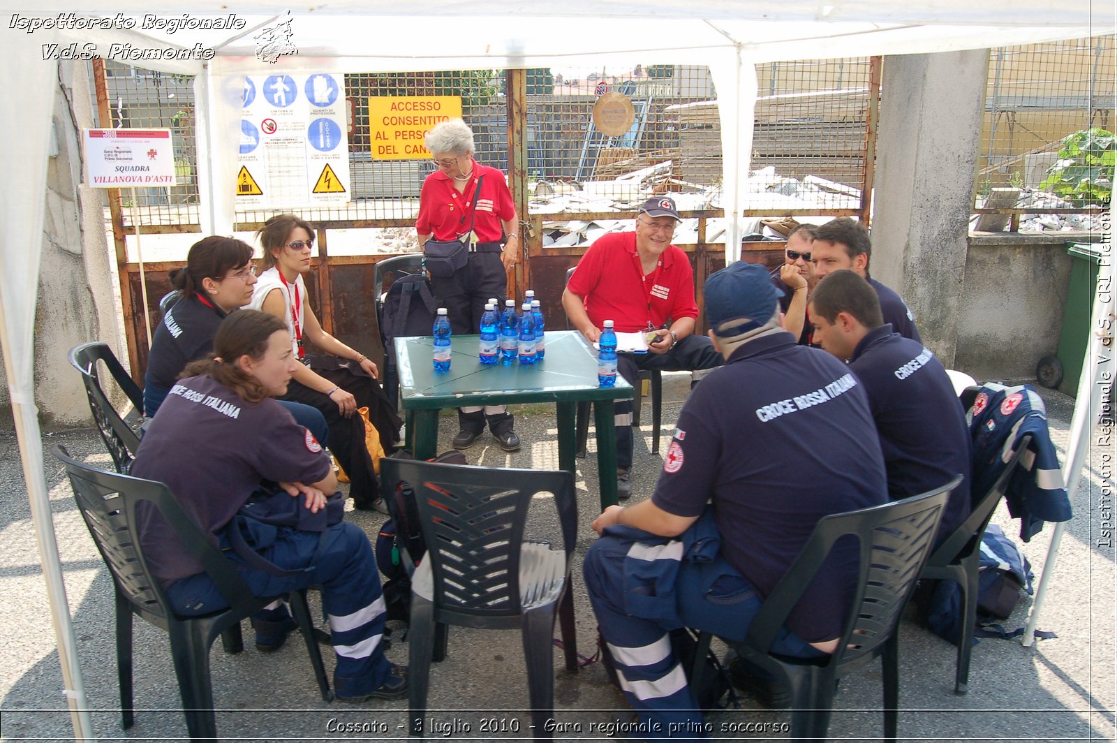 Cossato - 3 luglio 2010 - Gara regionale primo soccorso -  Croce Rossa Italiana - Ispettorato Regionale Volontari del Soccorso Piemonte