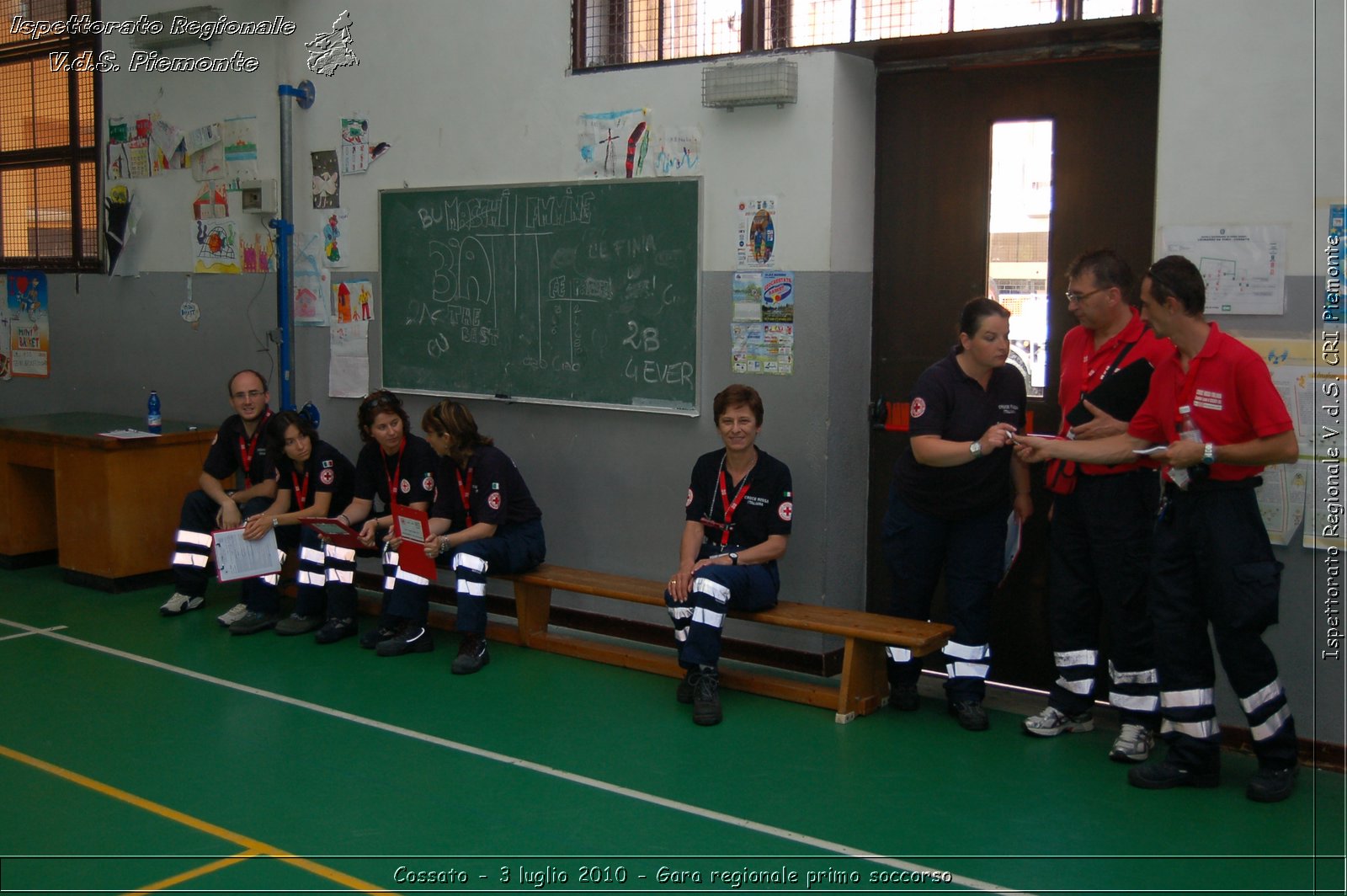 Cossato - 3 luglio 2010 - Gara regionale primo soccorso -  Croce Rossa Italiana - Ispettorato Regionale Volontari del Soccorso Piemonte