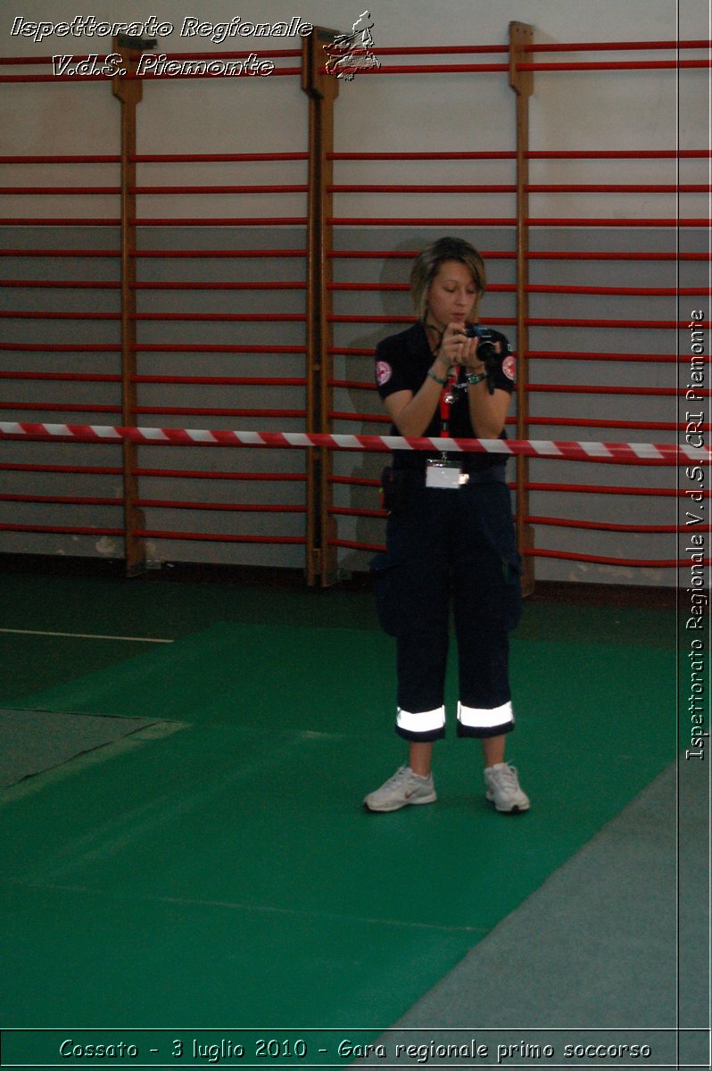 Cossato - 3 luglio 2010 - Gara regionale primo soccorso -  Croce Rossa Italiana - Ispettorato Regionale Volontari del Soccorso Piemonte