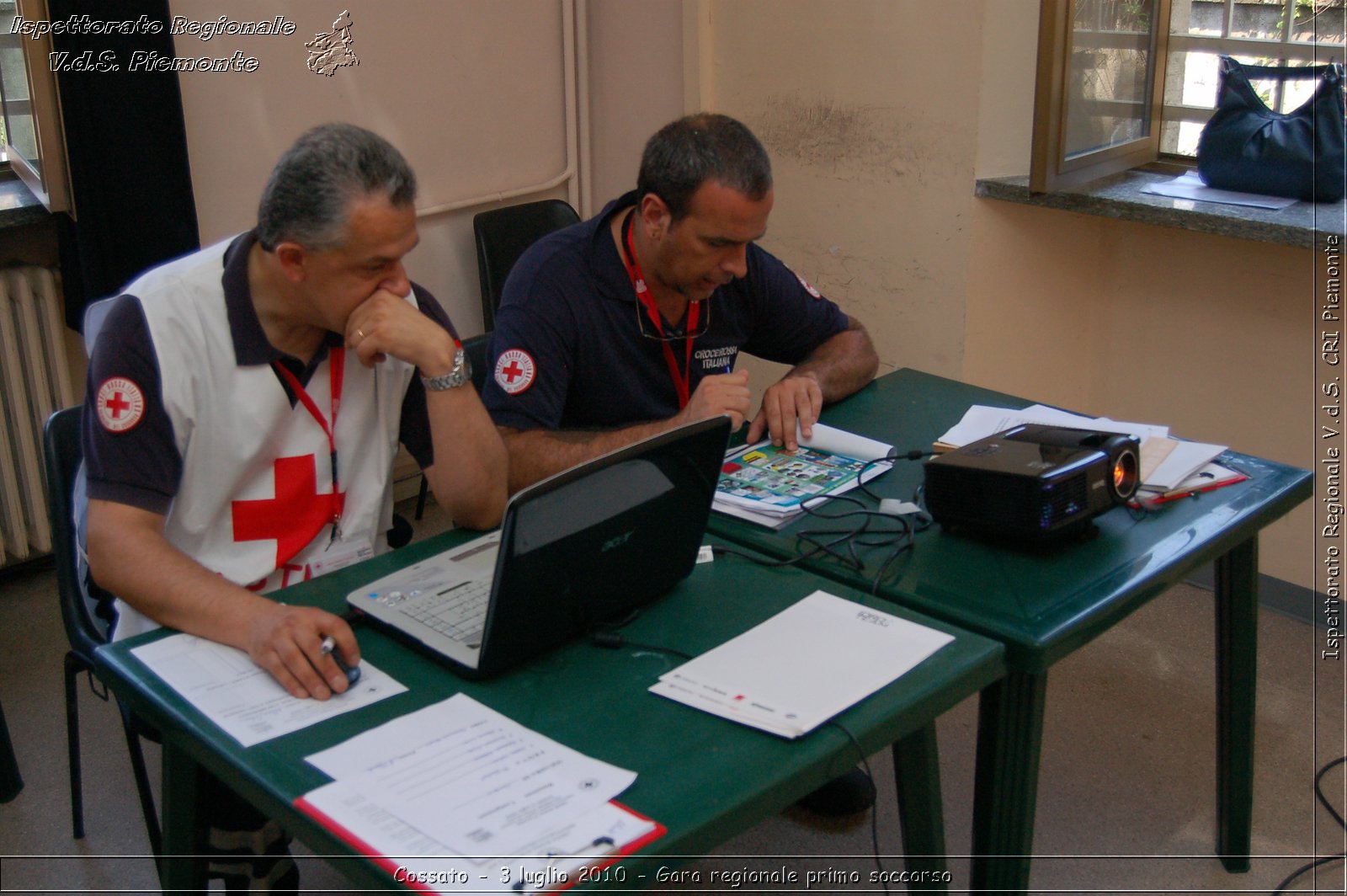 Cossato - 3 luglio 2010 - Gara regionale primo soccorso -  Croce Rossa Italiana - Ispettorato Regionale Volontari del Soccorso Piemonte