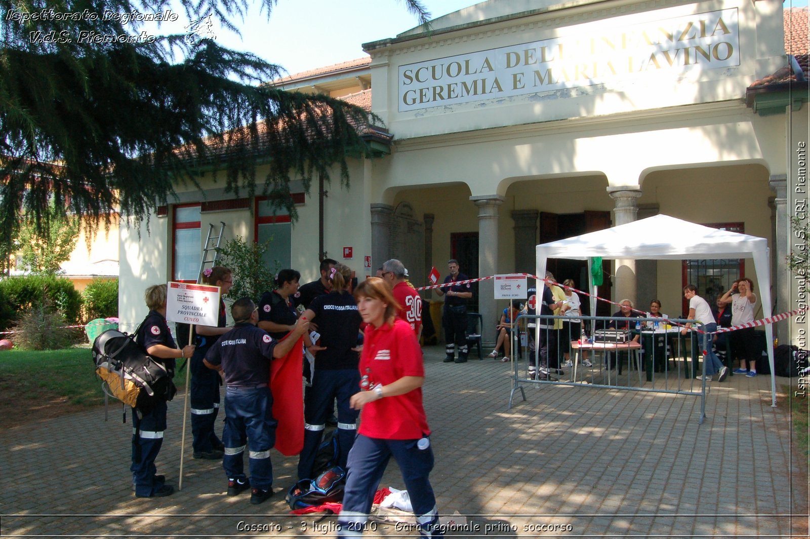 Cossato - 3 luglio 2010 - Gara regionale primo soccorso -  Croce Rossa Italiana - Ispettorato Regionale Volontari del Soccorso Piemonte