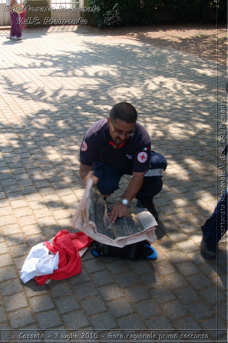 Cossato - 3 luglio 2010 - Gara regionale primo soccorso -  Croce Rossa Italiana - Ispettorato Regionale Volontari del Soccorso Piemonte