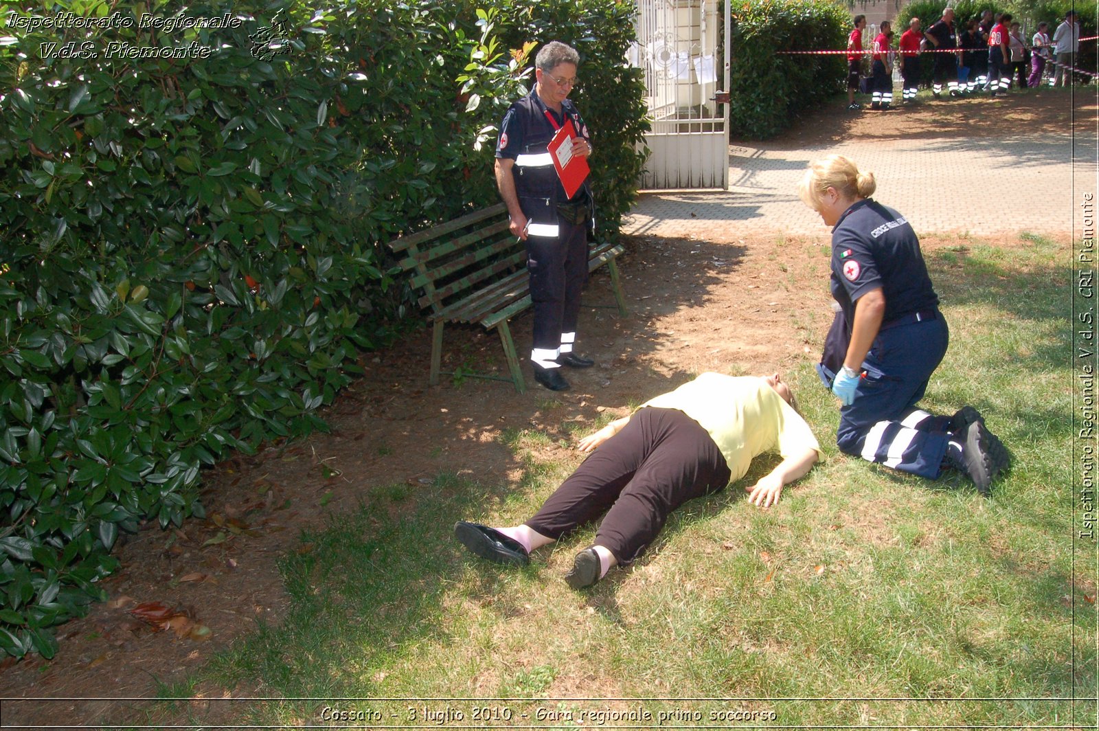 Cossato - 3 luglio 2010 - Gara regionale primo soccorso -  Croce Rossa Italiana - Ispettorato Regionale Volontari del Soccorso Piemonte