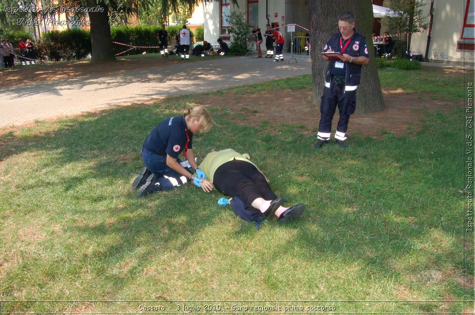 Cossato - 3 luglio 2010 - Gara regionale primo soccorso -  Croce Rossa Italiana - Ispettorato Regionale Volontari del Soccorso Piemonte