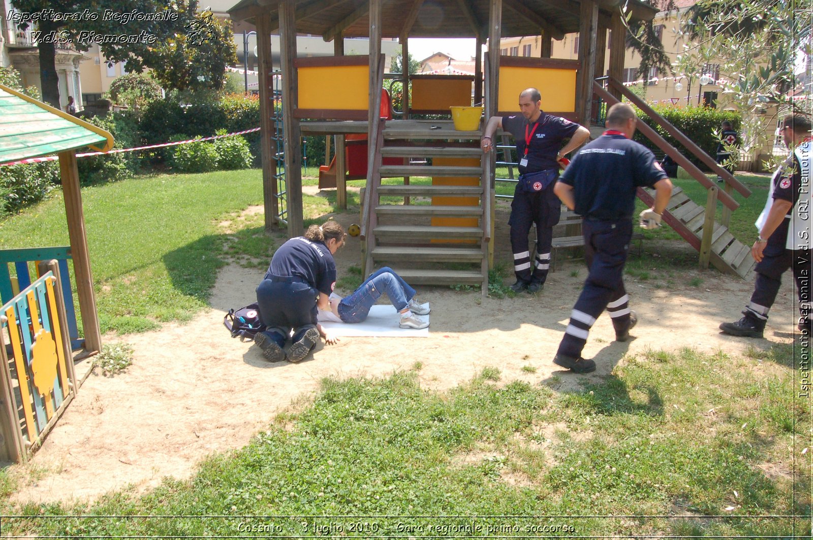 Cossato - 3 luglio 2010 - Gara regionale primo soccorso -  Croce Rossa Italiana - Ispettorato Regionale Volontari del Soccorso Piemonte