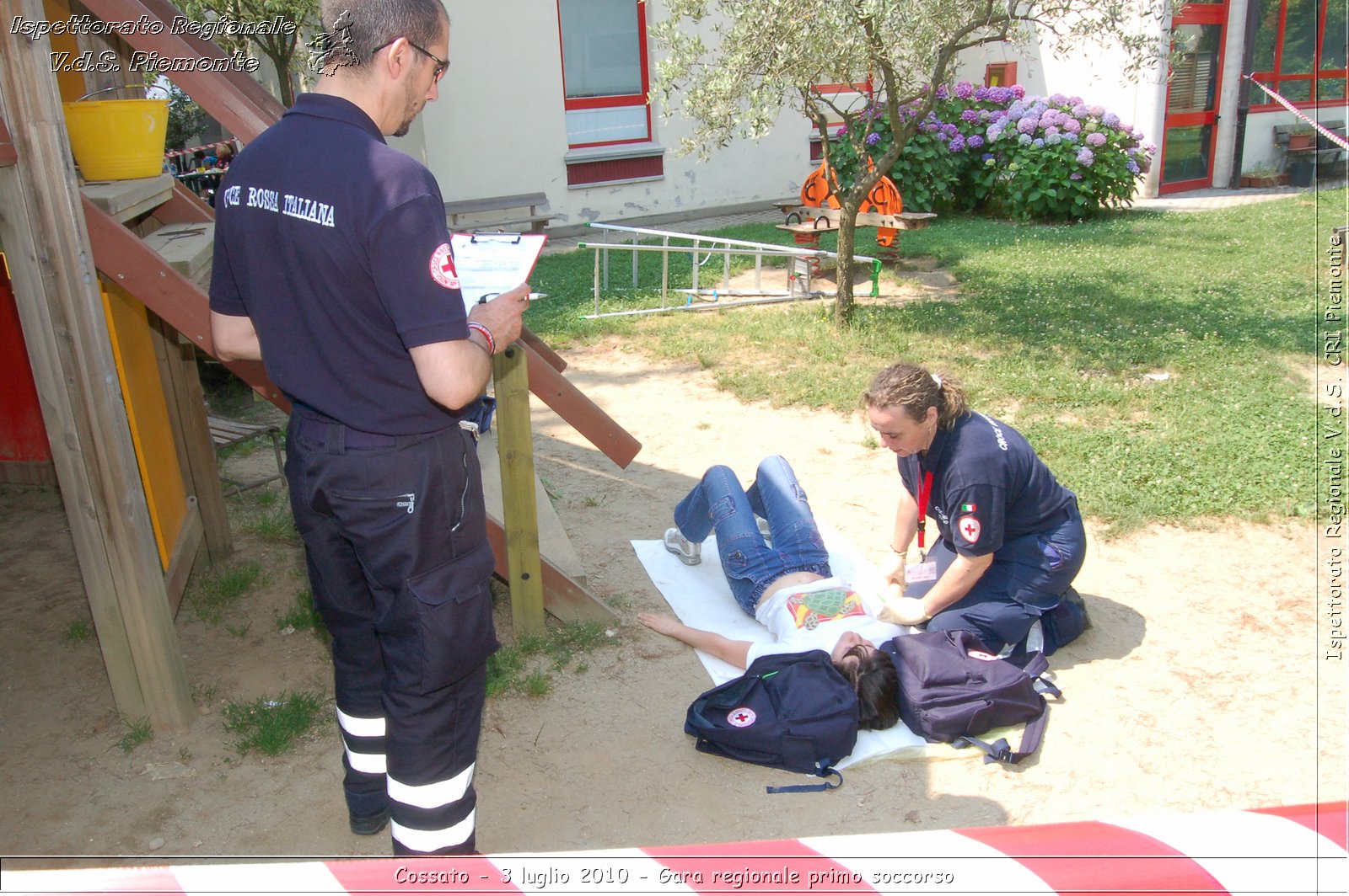 Cossato - 3 luglio 2010 - Gara regionale primo soccorso -  Croce Rossa Italiana - Ispettorato Regionale Volontari del Soccorso Piemonte