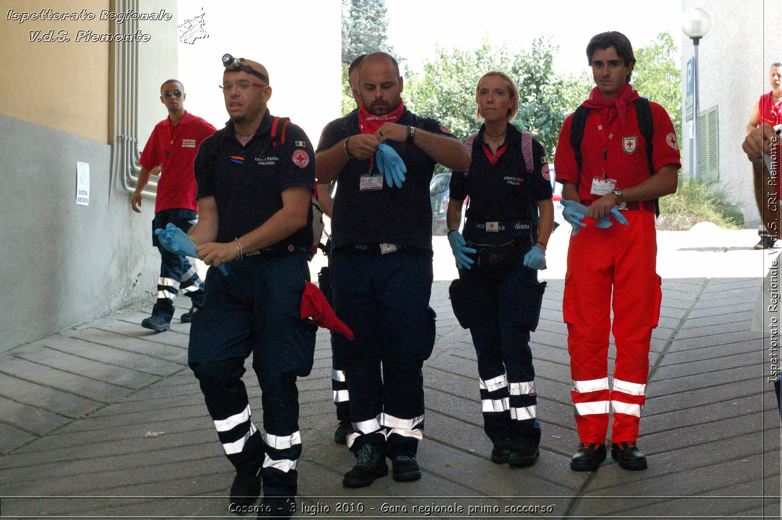 Cossato - 3 luglio 2010 - Gara regionale primo soccorso -  Croce Rossa Italiana - Ispettorato Regionale Volontari del Soccorso Piemonte