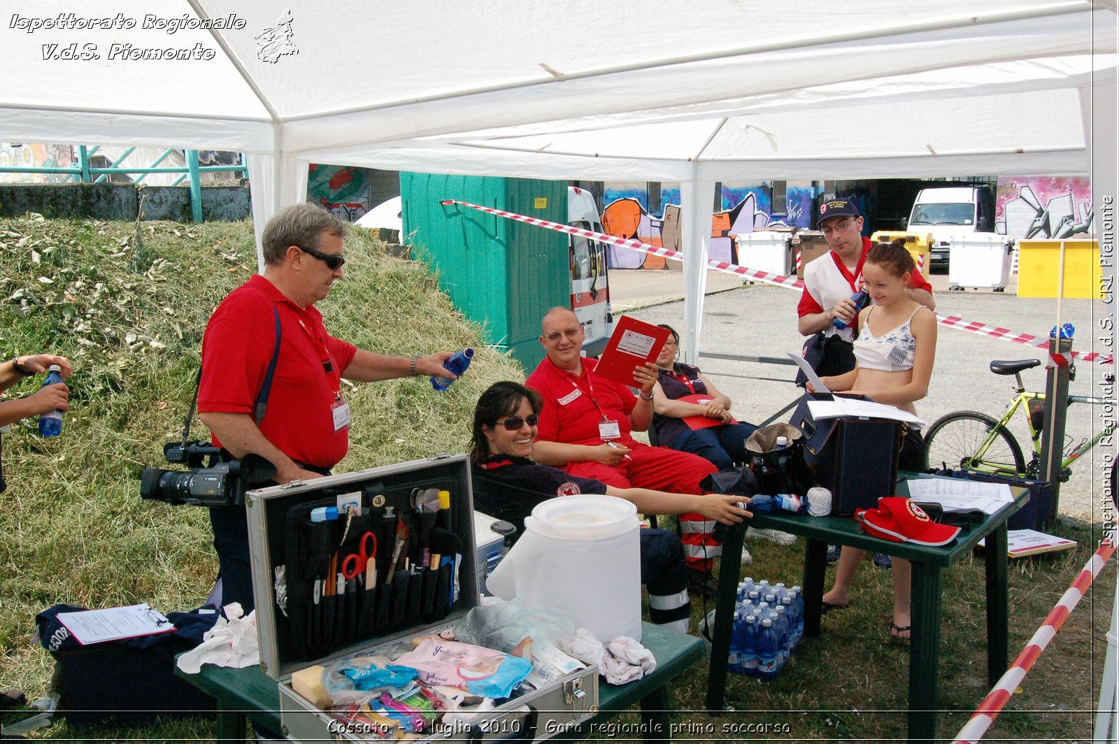 Cossato - 3 luglio 2010 - Gara regionale primo soccorso -  Croce Rossa Italiana - Ispettorato Regionale Volontari del Soccorso Piemonte