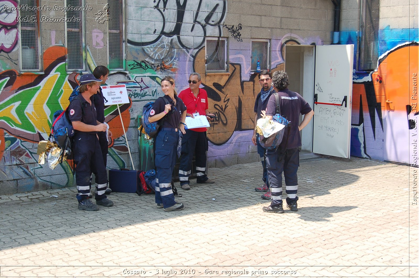 Cossato - 3 luglio 2010 - Gara regionale primo soccorso -  Croce Rossa Italiana - Ispettorato Regionale Volontari del Soccorso Piemonte