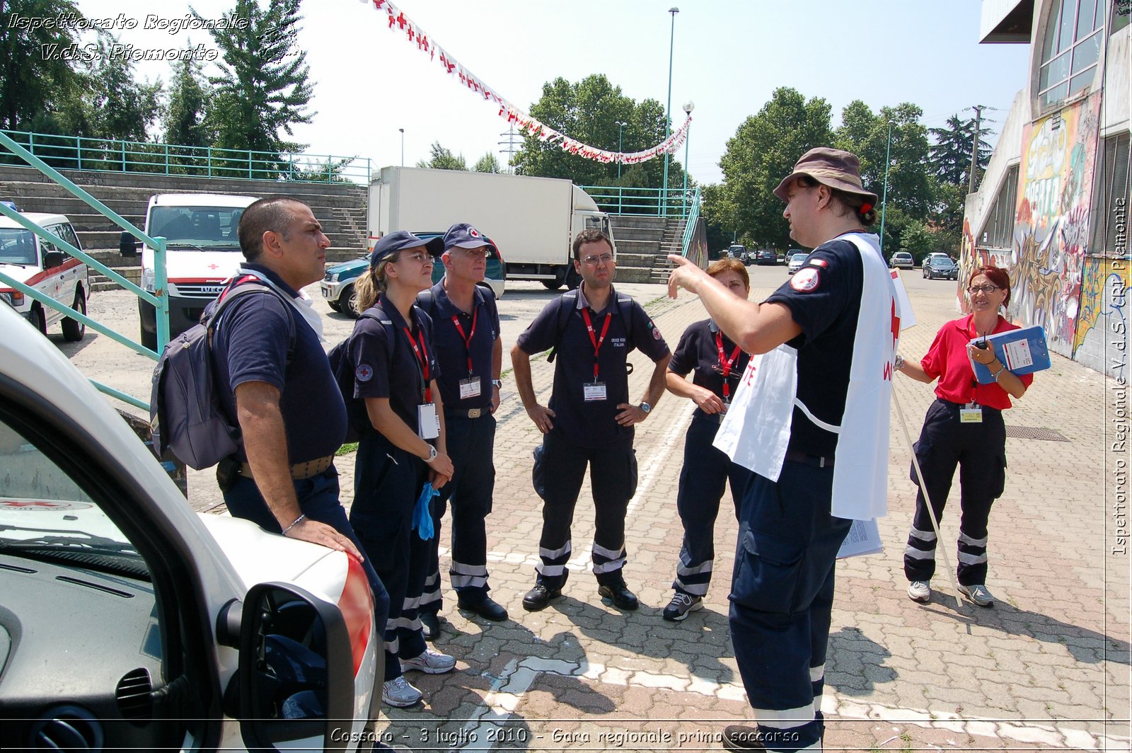 Cossato - 3 luglio 2010 - Gara regionale primo soccorso -  Croce Rossa Italiana - Ispettorato Regionale Volontari del Soccorso Piemonte